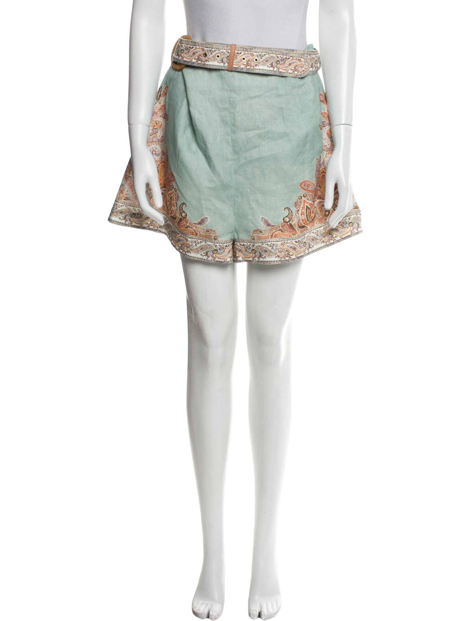 Zimmermann Linen Mini Shorts w/ Tags