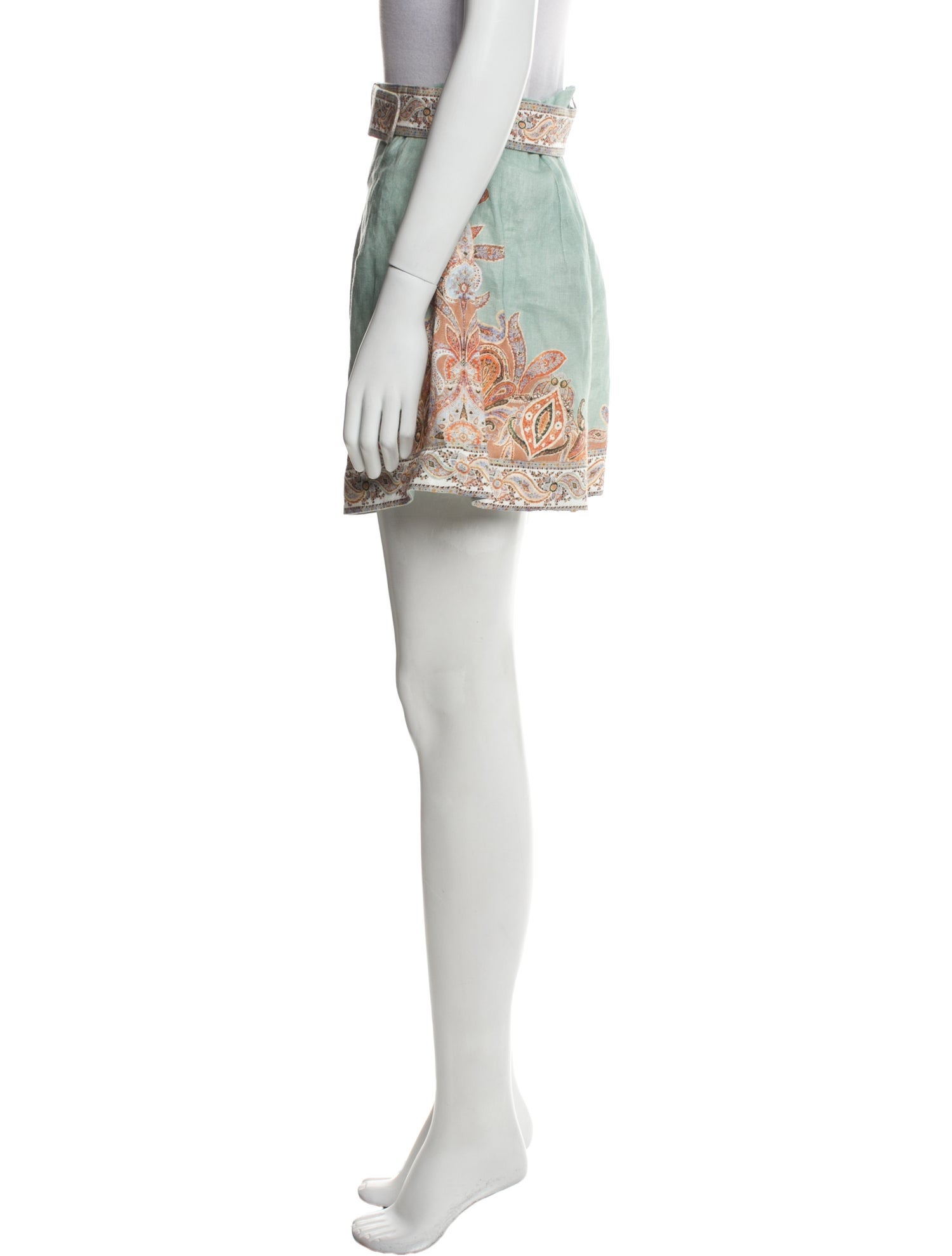 Zimmermann Linen Mini Shorts w/ Tags