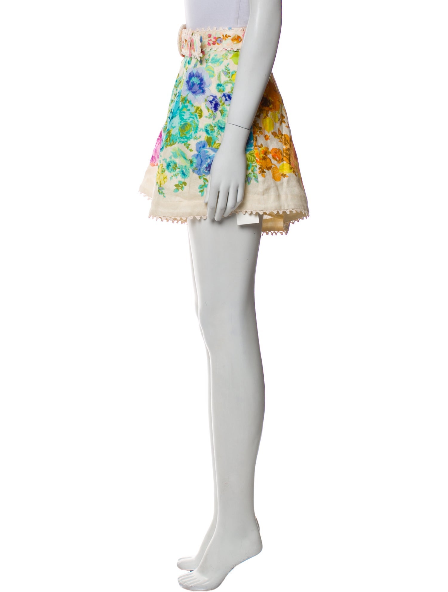 Zimmermann Linen Mini Shorts w/ Tags