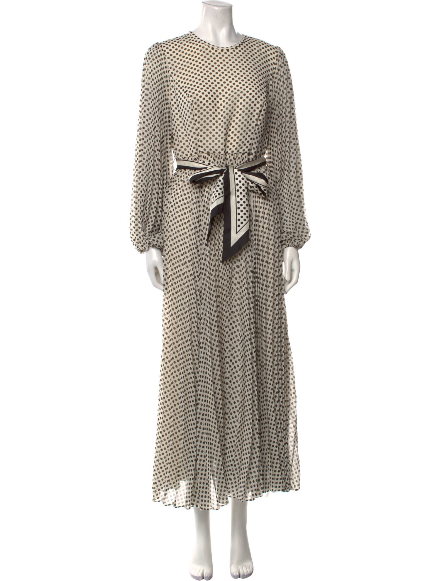 Zimmermann Polka Dot Print Long Dress