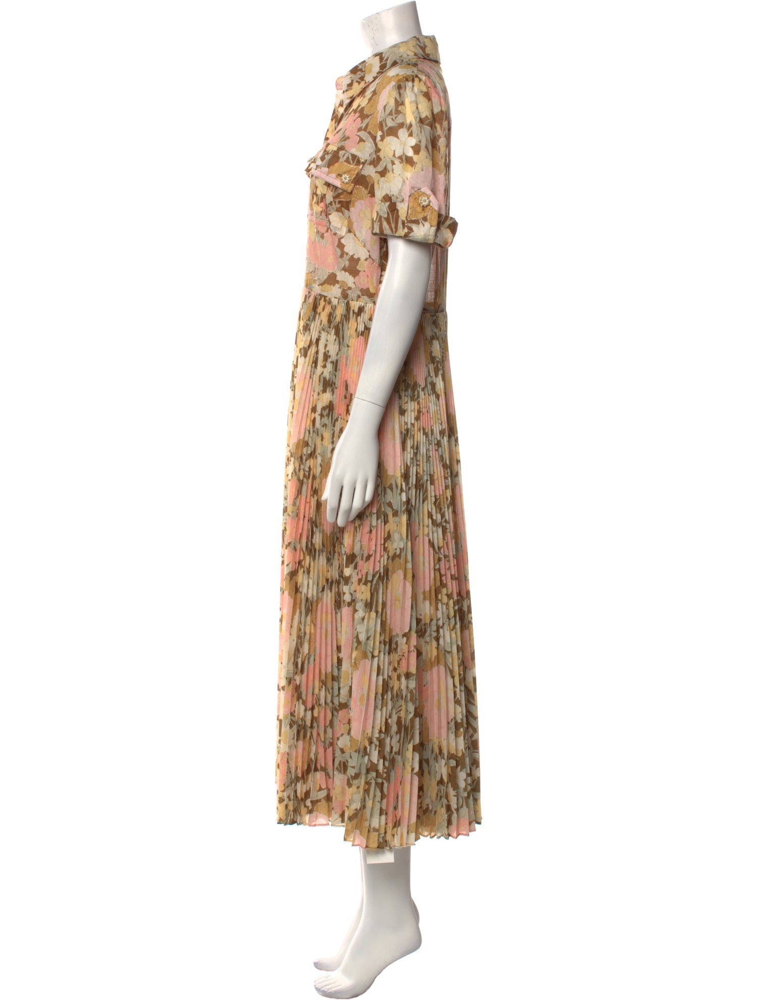 Zimmermann Floral Print Long Dress
