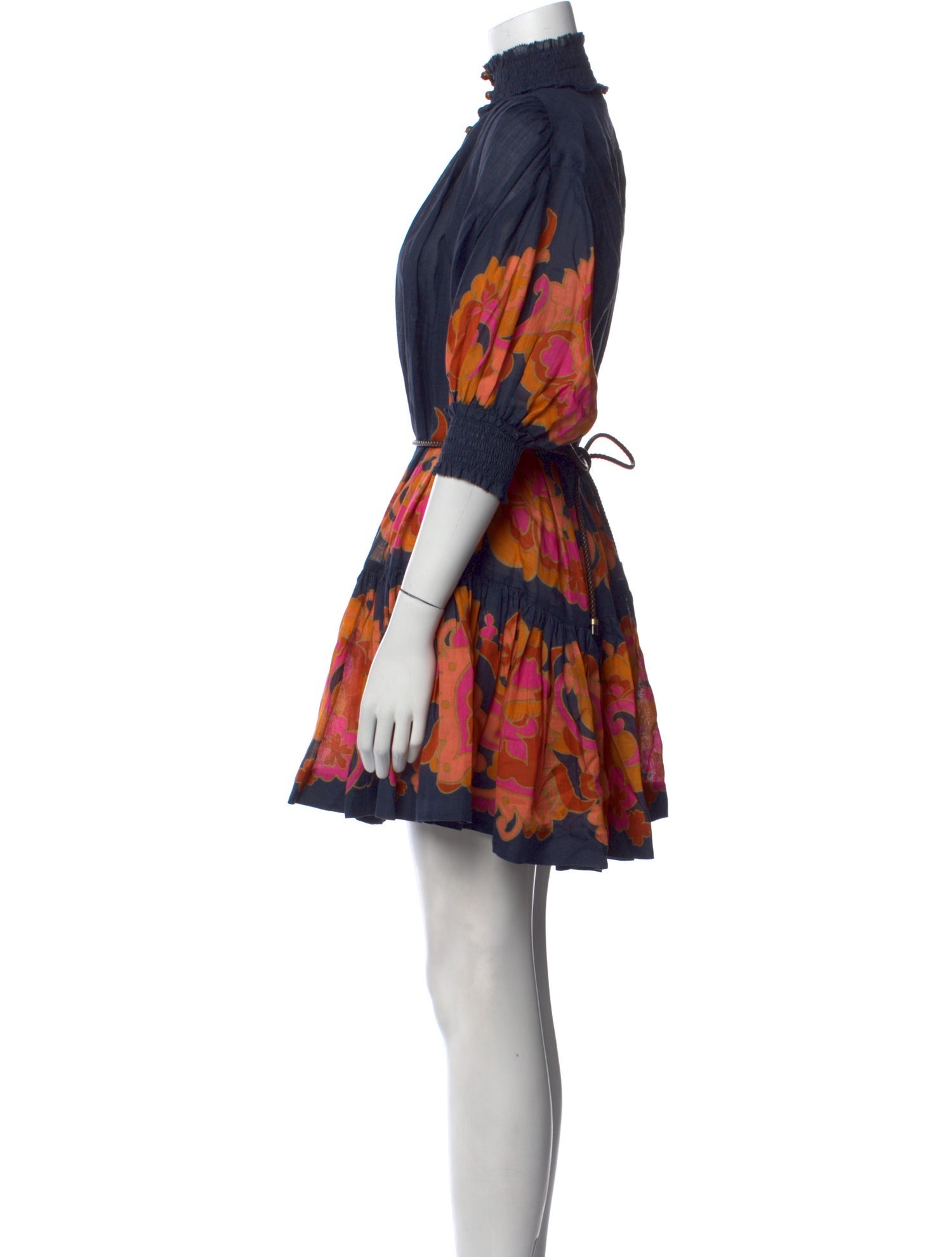 Zimmermann Floral Print Mini Dress