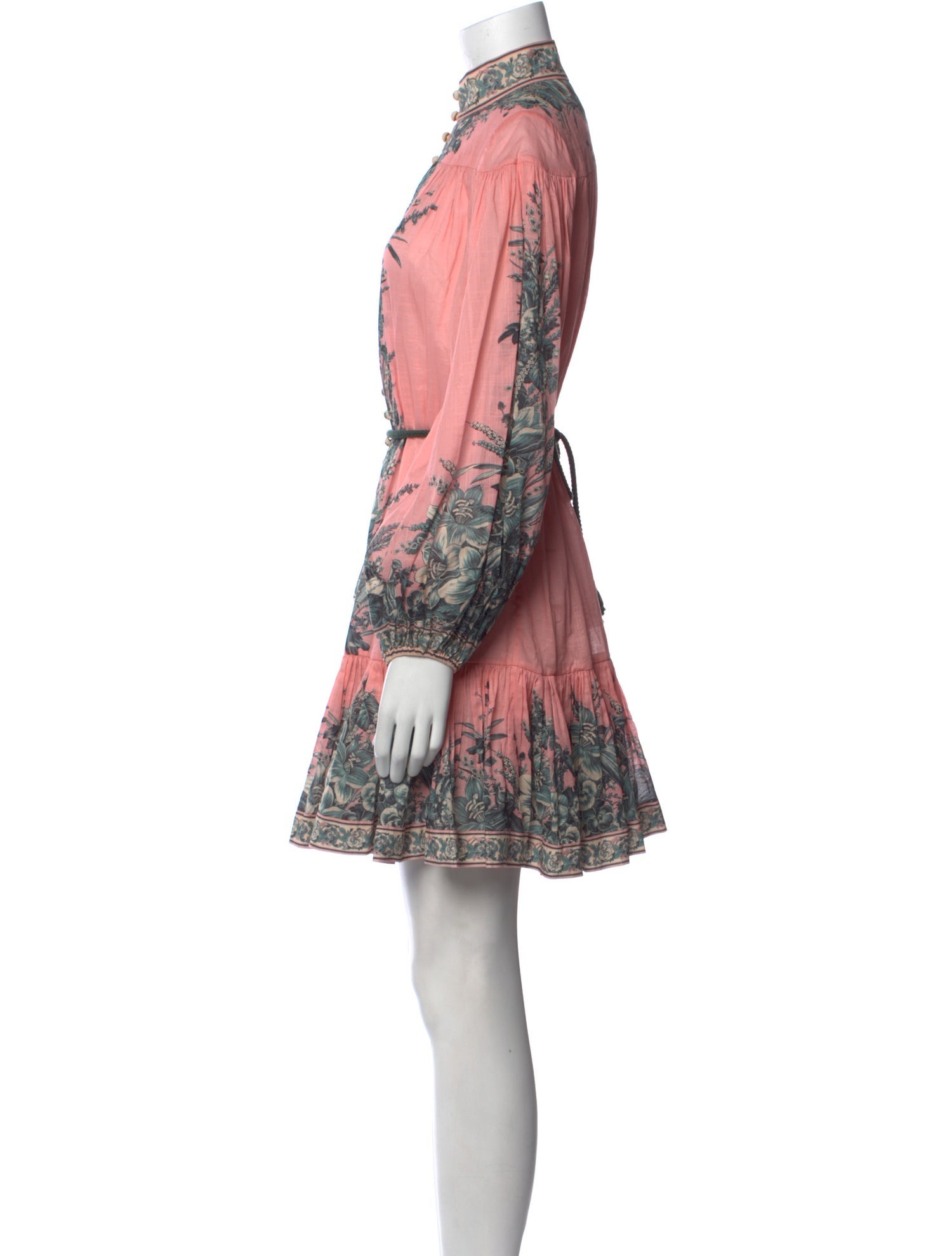 Zimmermann Floral Print Mini Dress