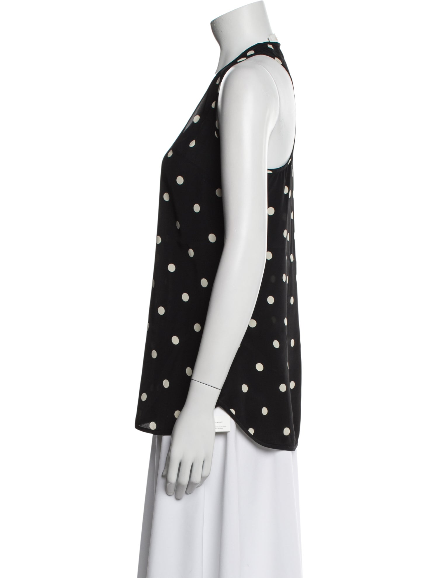 Zimmermann Polka Dot Print Scoop Neck Top