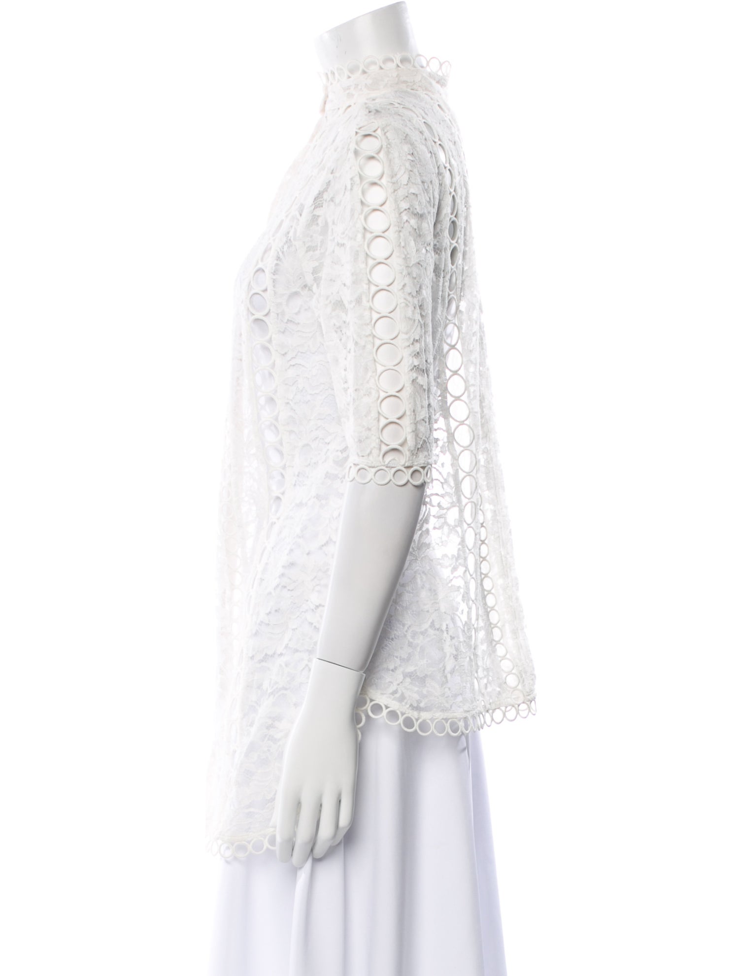 Zimmermann Lace Lace Pattern Tunic