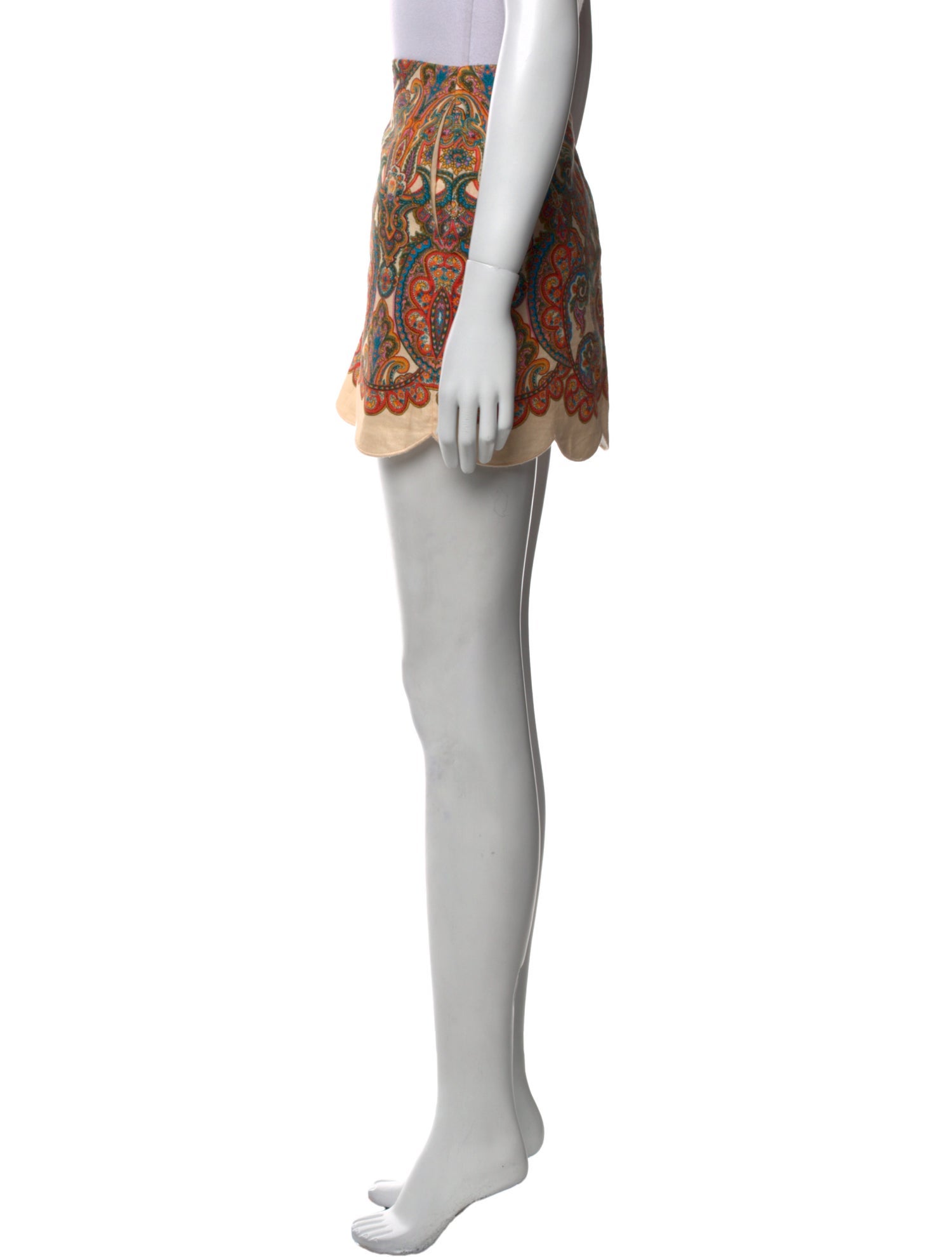 Zimmermann Linen Mini Skirt