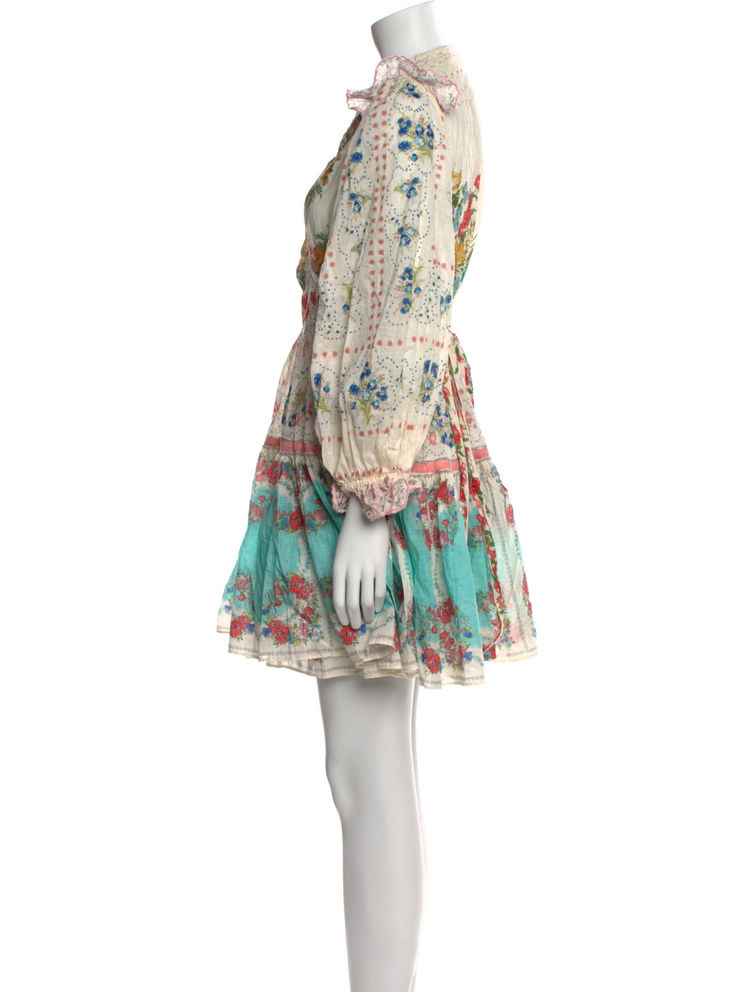 Zimmermann Floral Print Mini Dress