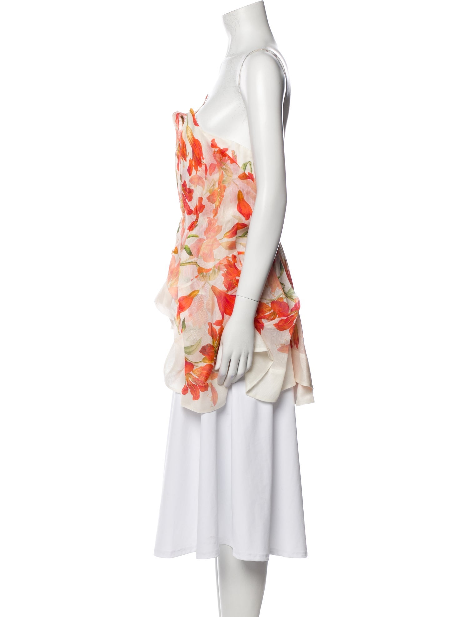 Zimmermann Linen Floral Print Blouse w/ Tags