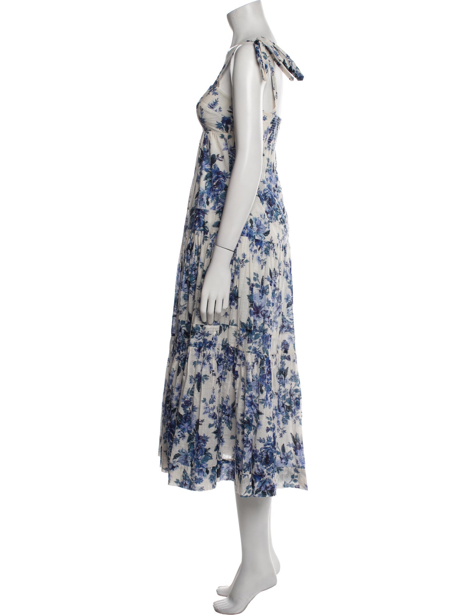 Zimmermann Floral Print Midi Length Dress