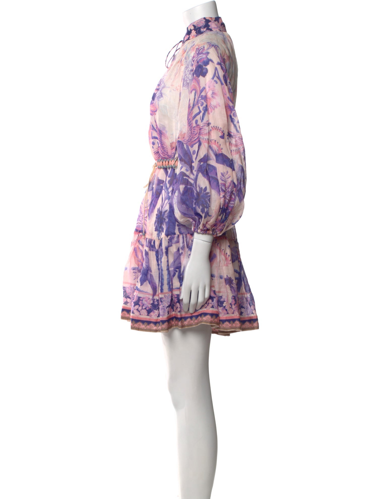 Zimmermann Floral Print Mini Dress w/ Tags