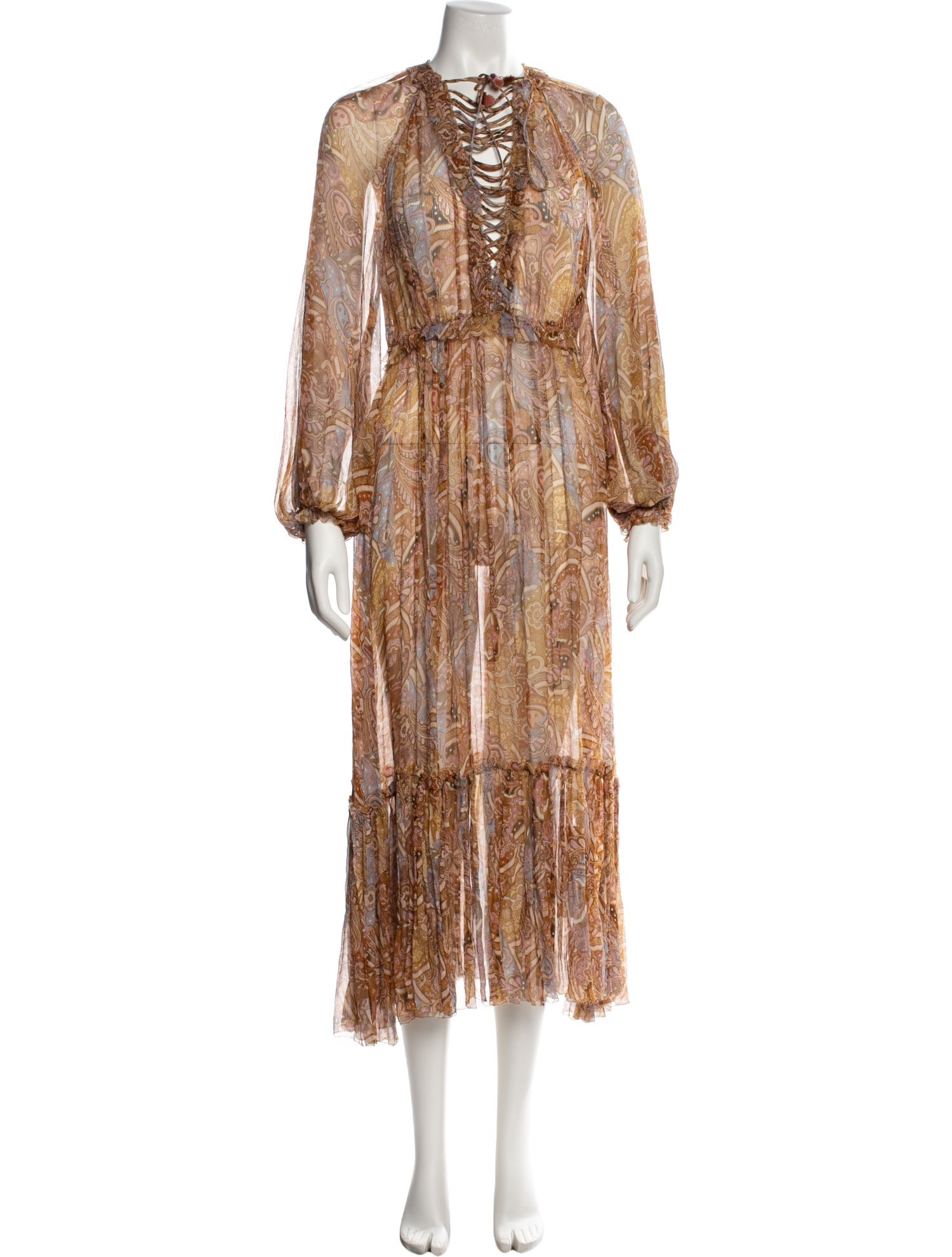Zimmermann Silk Long Dress