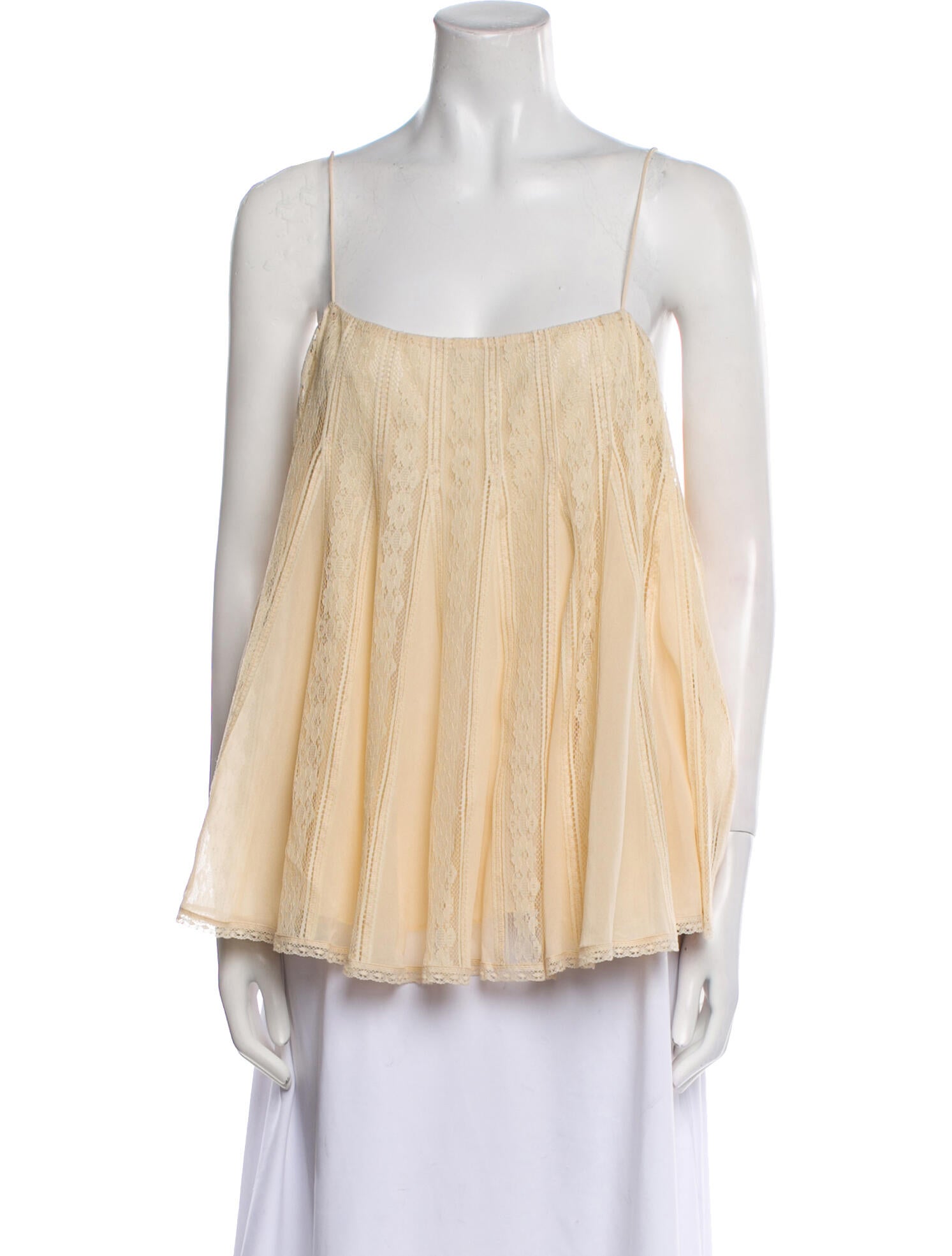 Zimmermann Square Neckline Sleeveless Top