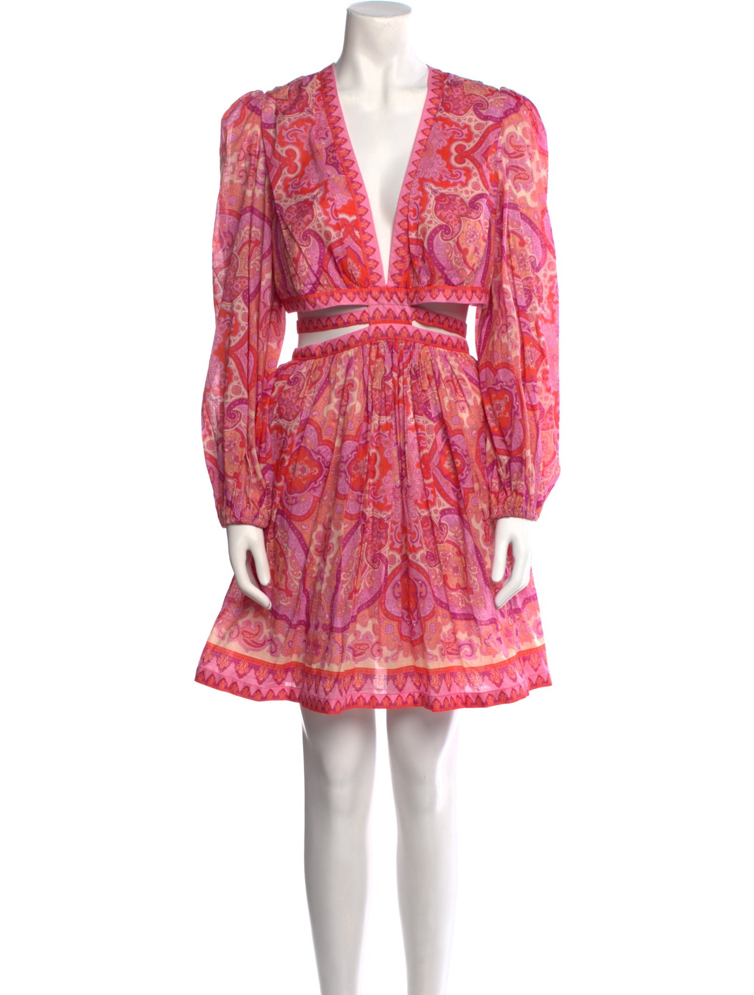 Zimmermann Paisley Print Mini Dress