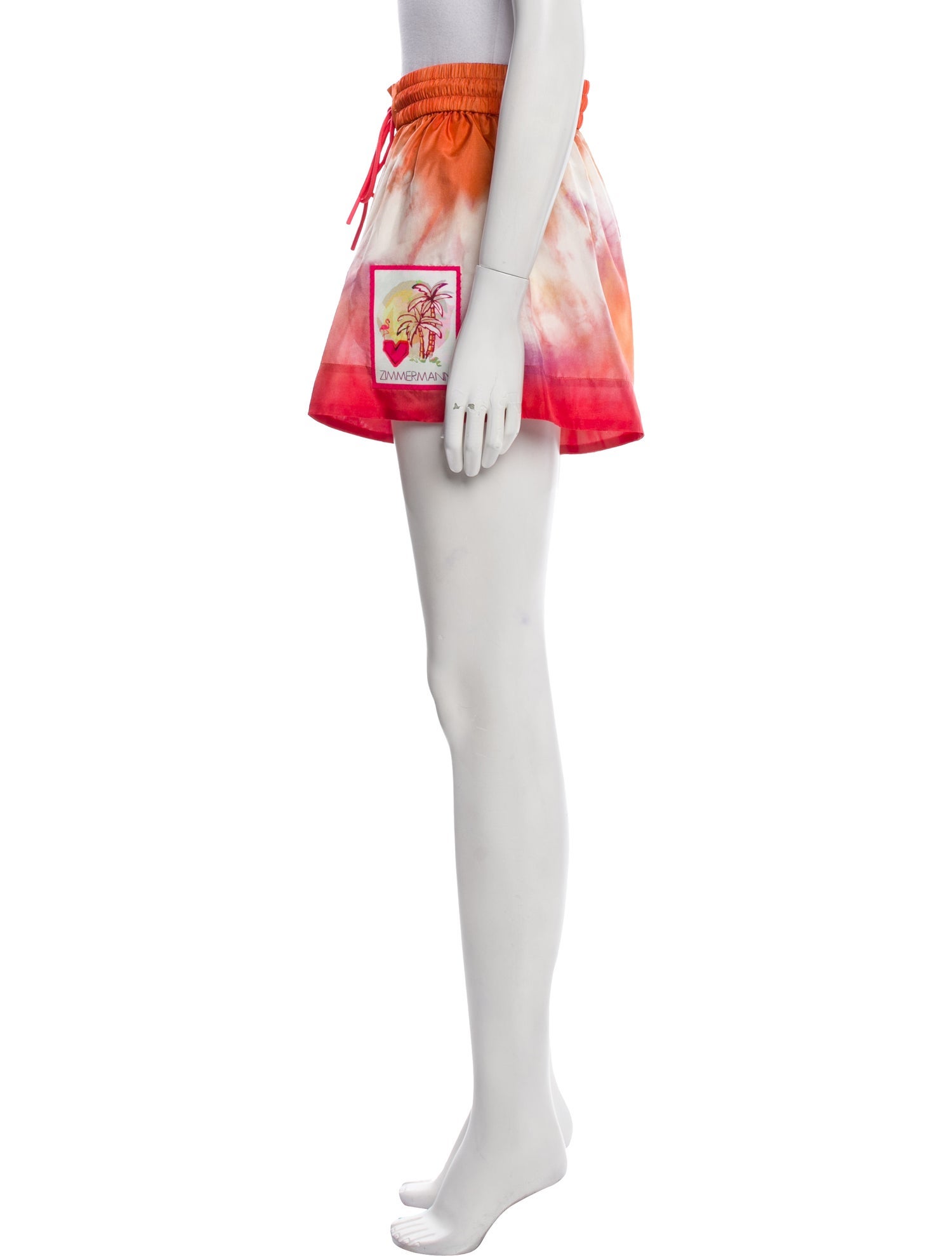 Zimmermann Silk Mini Shorts