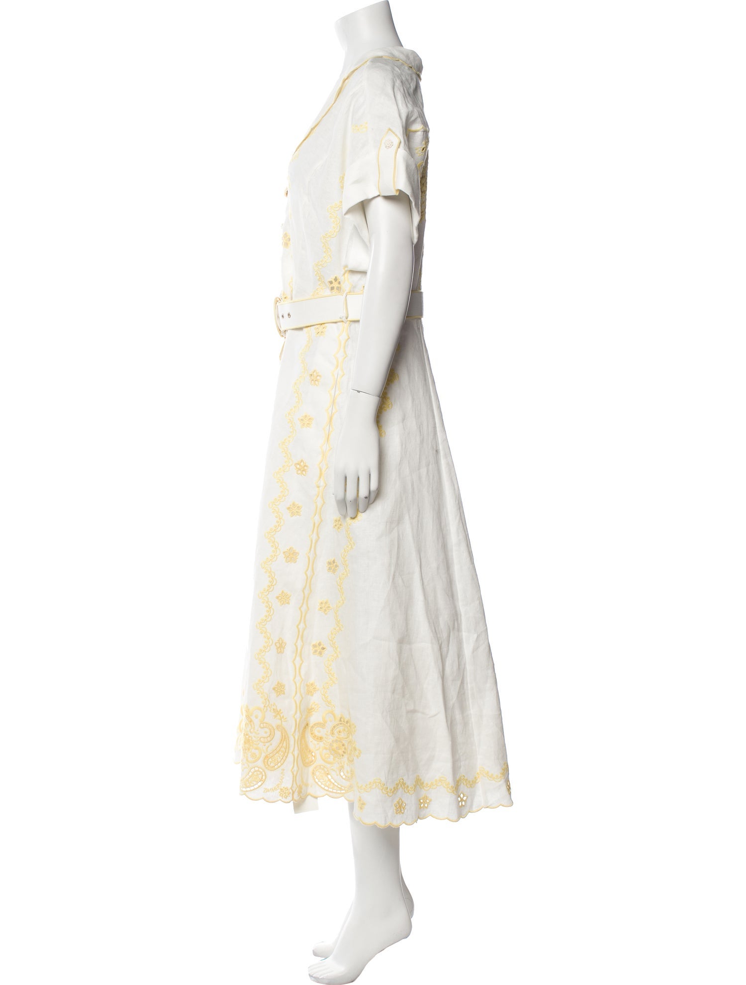 Zimmermann Linen Midi Length Dress w/ Tags