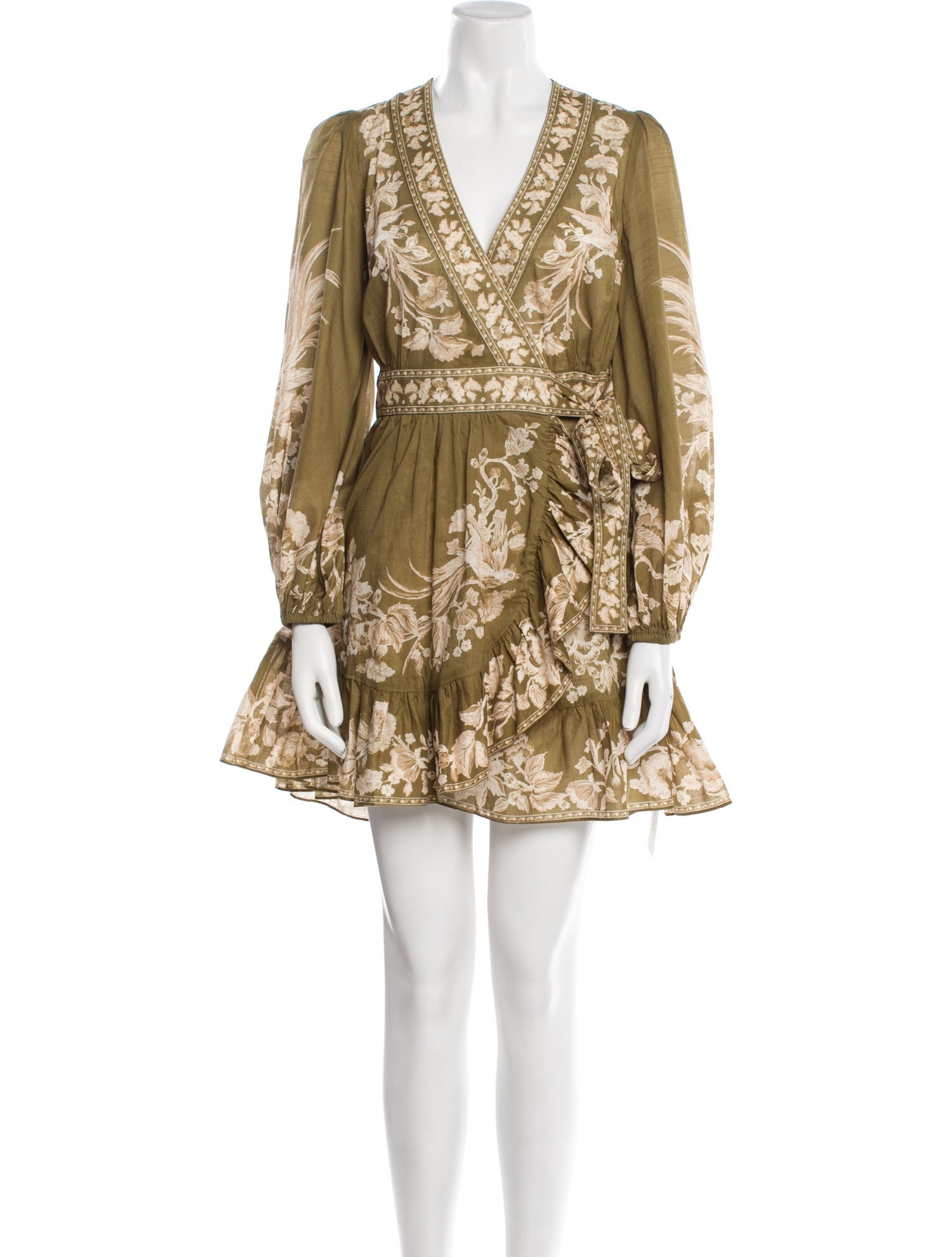 Zimmermann Floral Print Mini Dress