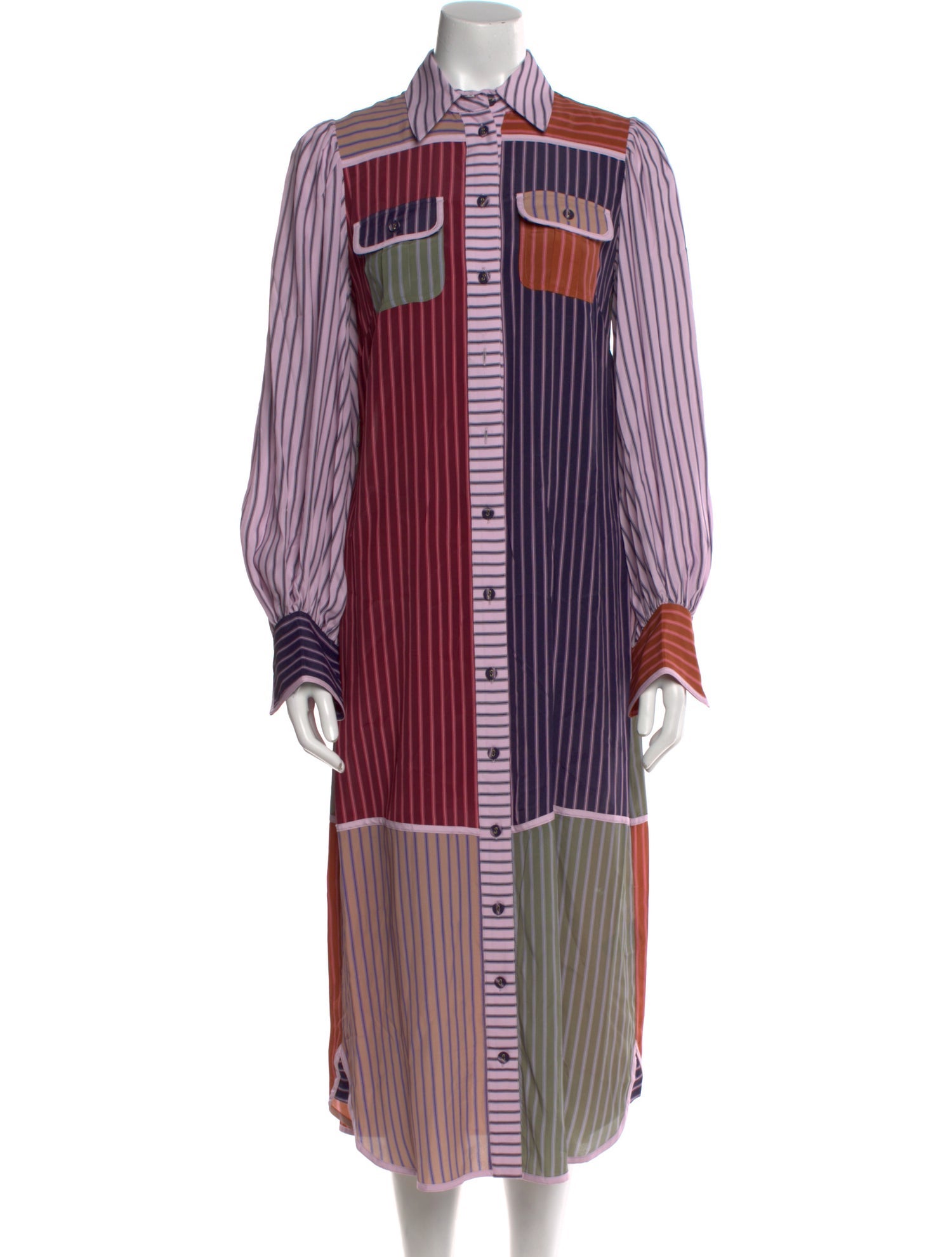 Zimmermann Striped Long Dress