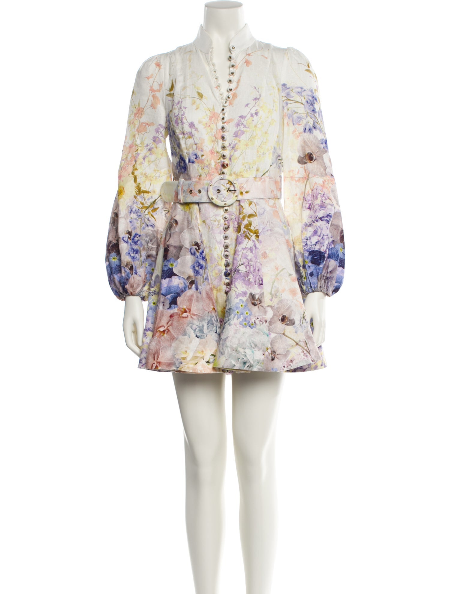 Zimmermann Linen Mini Dress