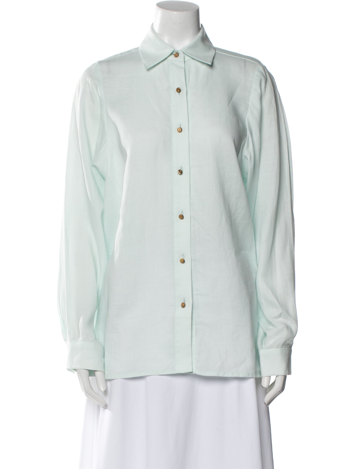Zimmermann Long Sleeve Button-Up Top
