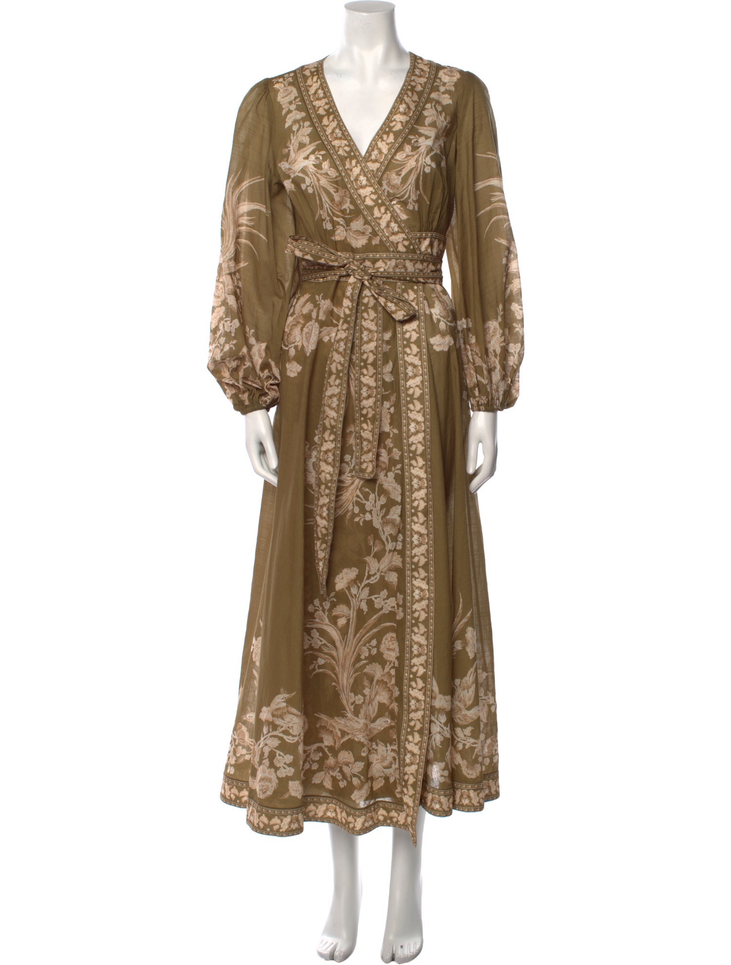 Zimmermann Floral Print Long Dress