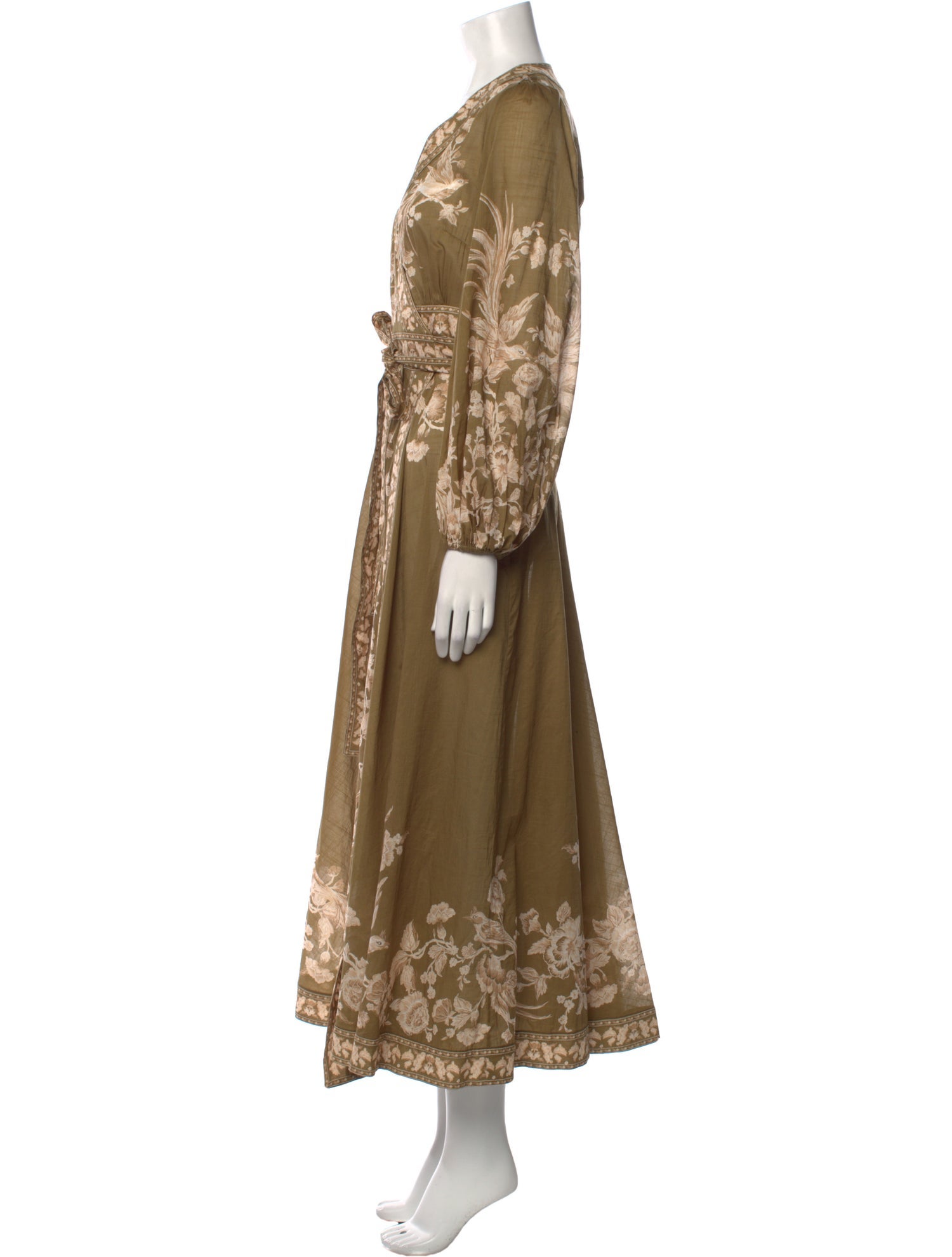 Zimmermann Floral Print Long Dress