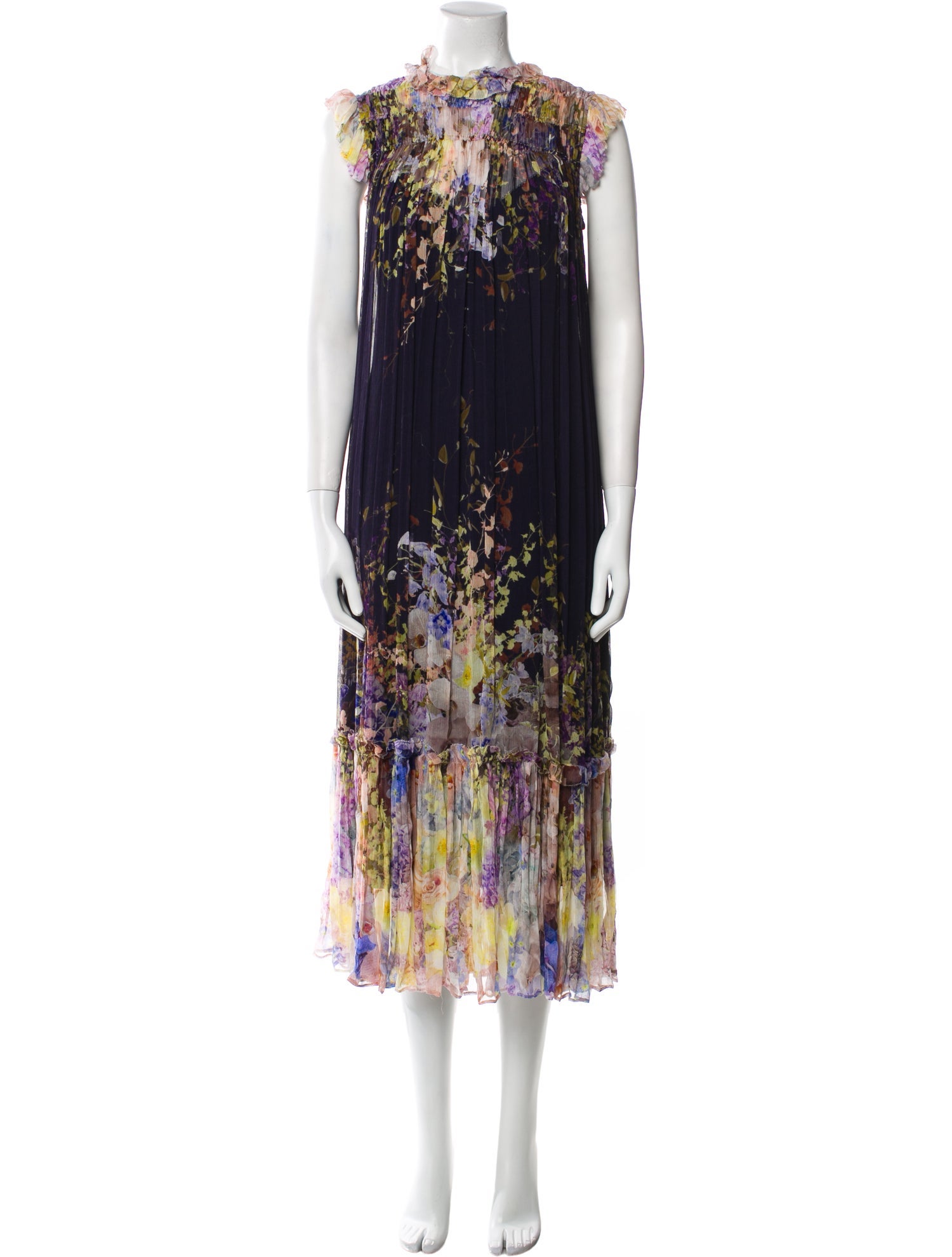 Zimmermann Floral Print Long Dress