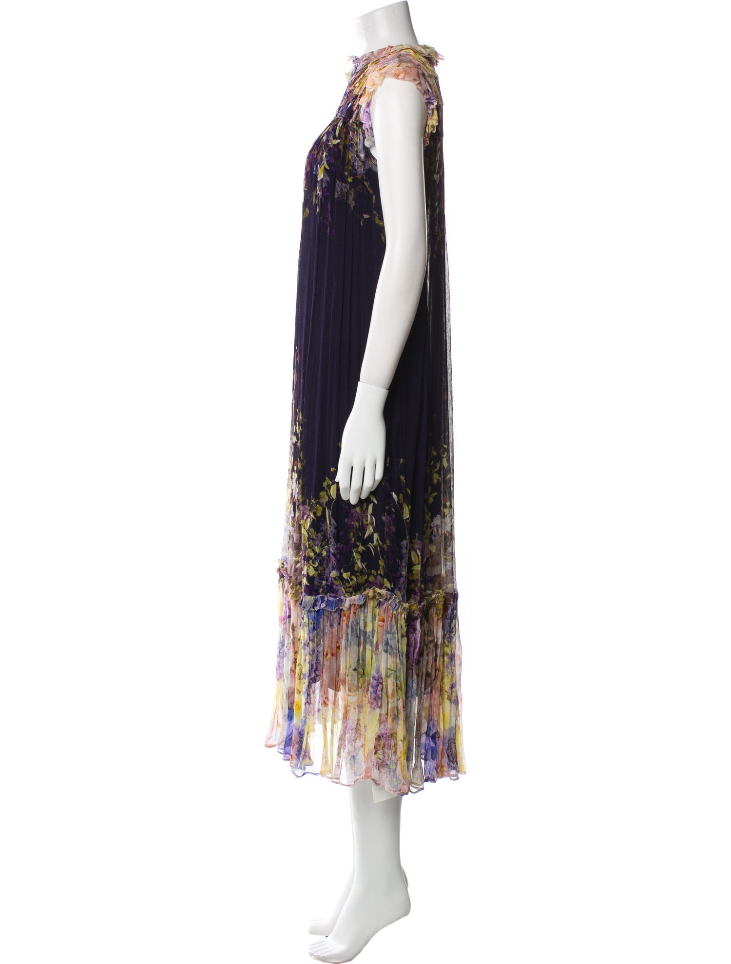 Zimmermann Floral Print Long Dress