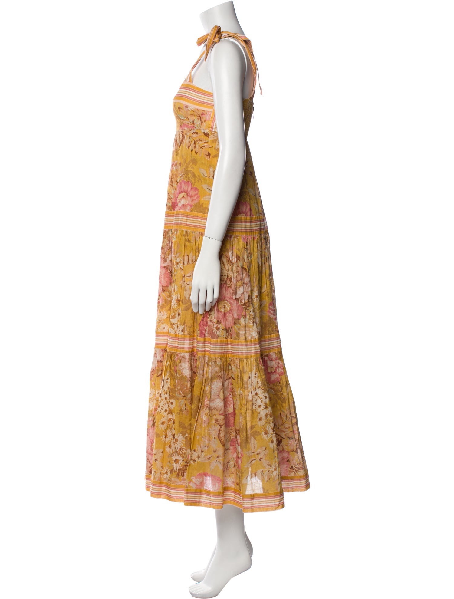 Zimmermann Floral Print Midi Length Dress