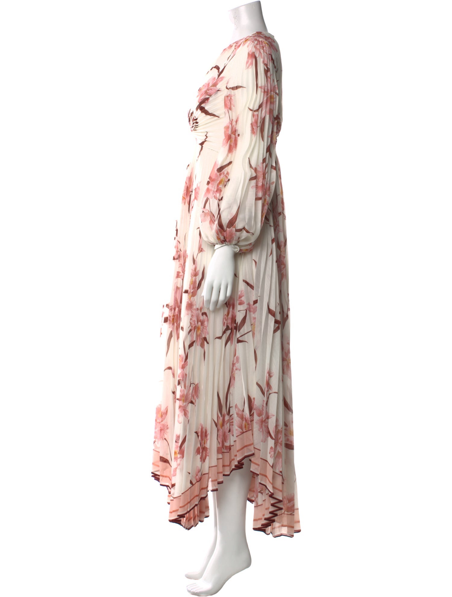 Zimmermann Floral Print Long Dress