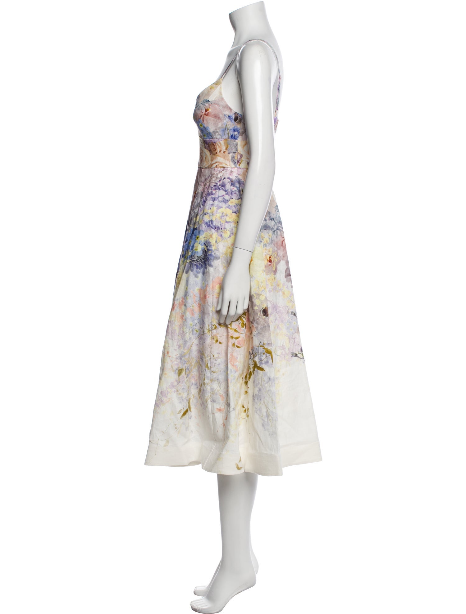 Zimmermann Linen Midi Length Dress w/ Tags