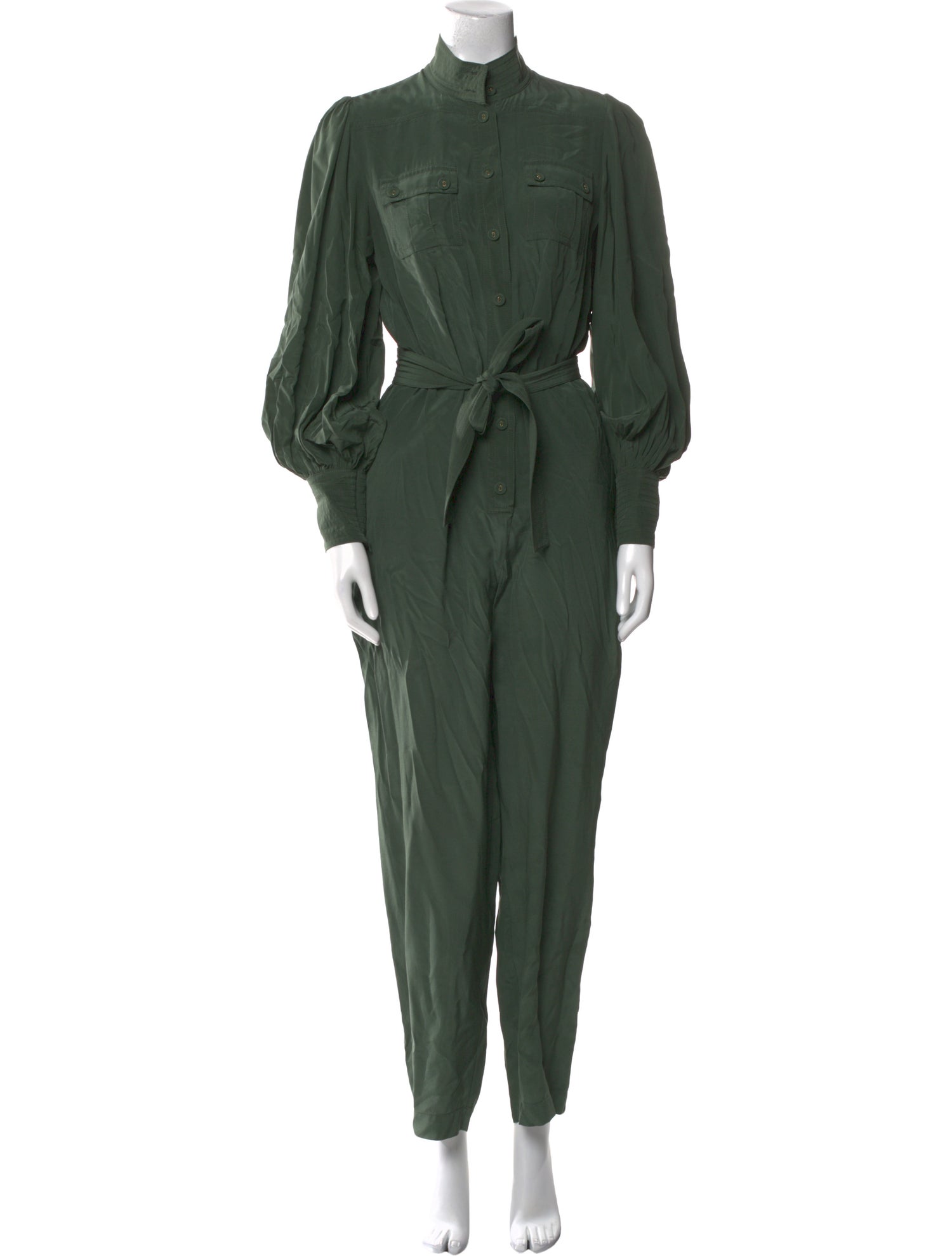Zimmermann Silk Turtleneck Jumpsuit
