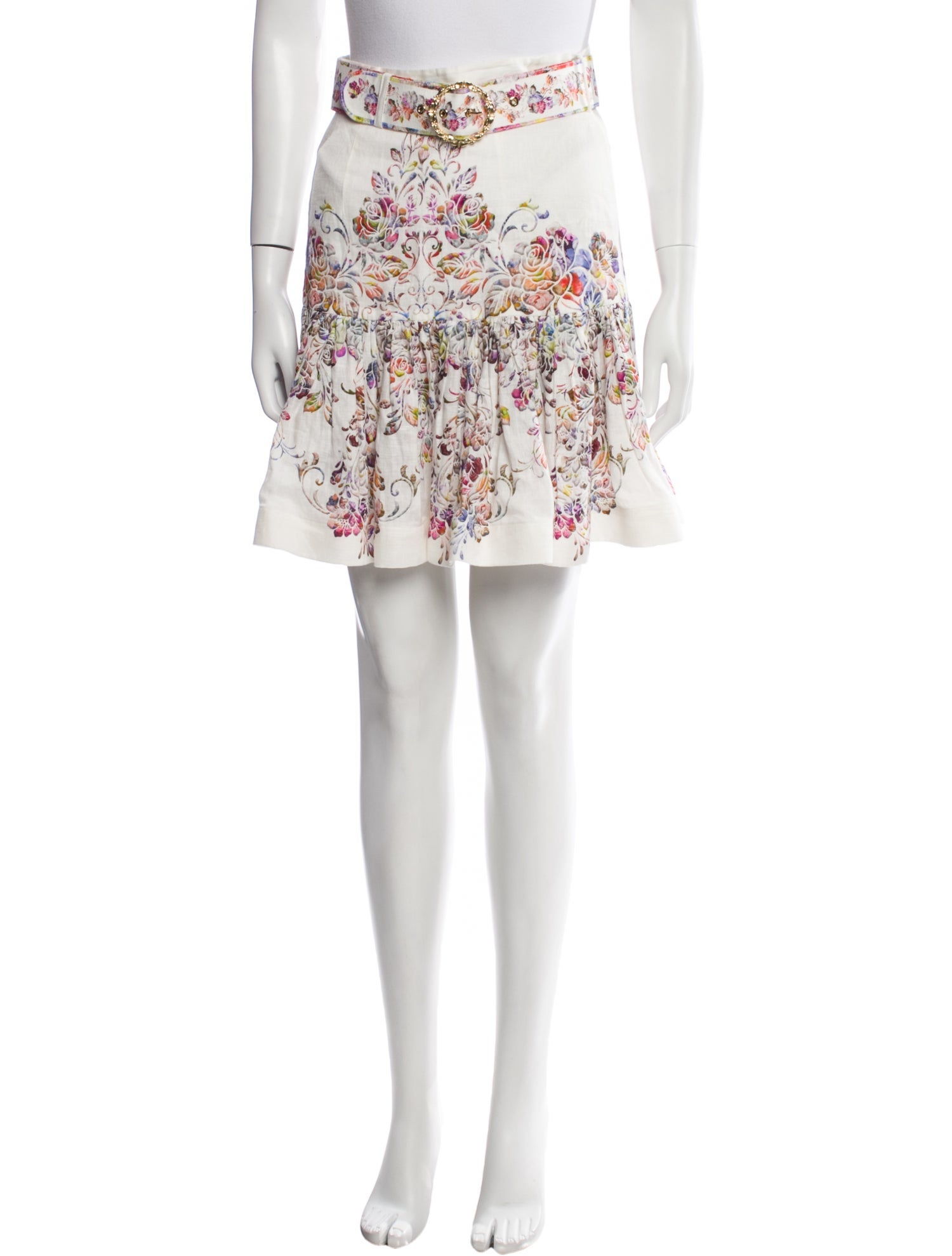 Zimmermann Linen Knee-Length Skirt