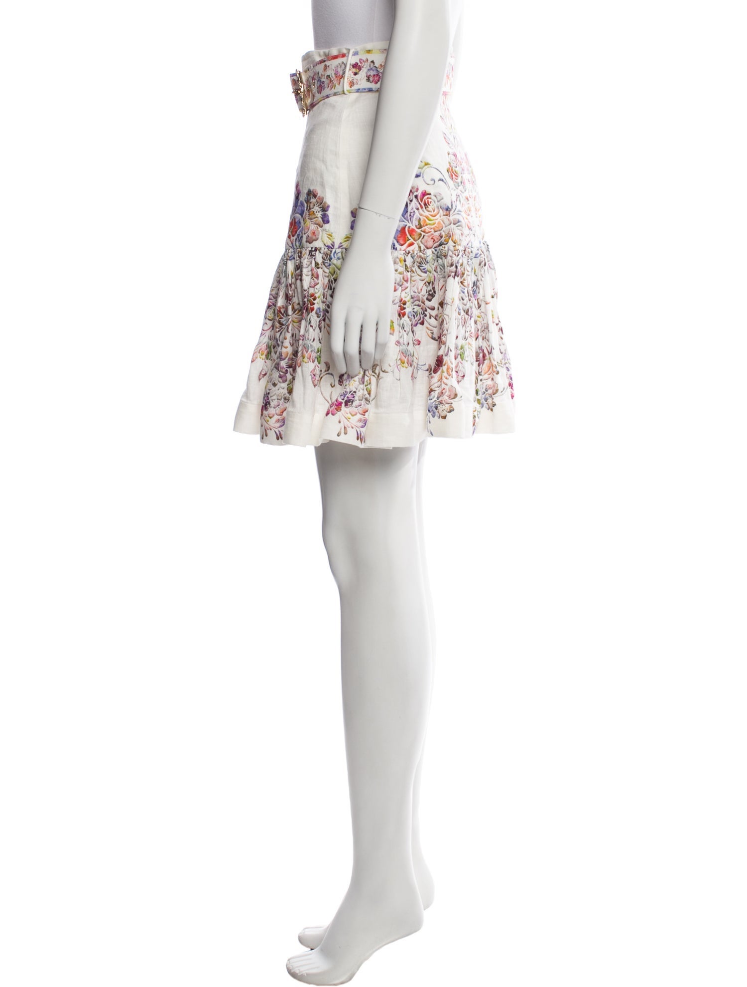 Zimmermann Linen Knee-Length Skirt