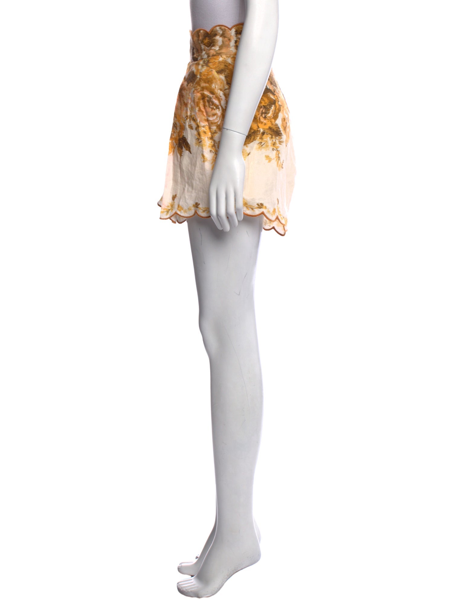 Zimmermann Linen Mini Shorts