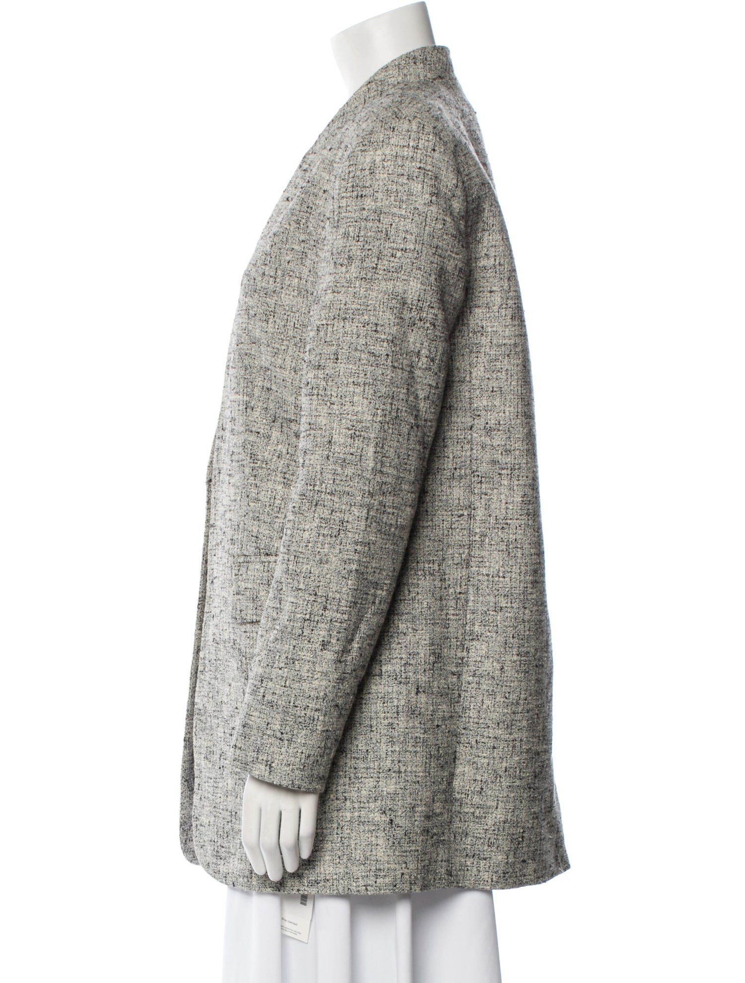 Zimmermann Linen Tweed Pattern Blazer