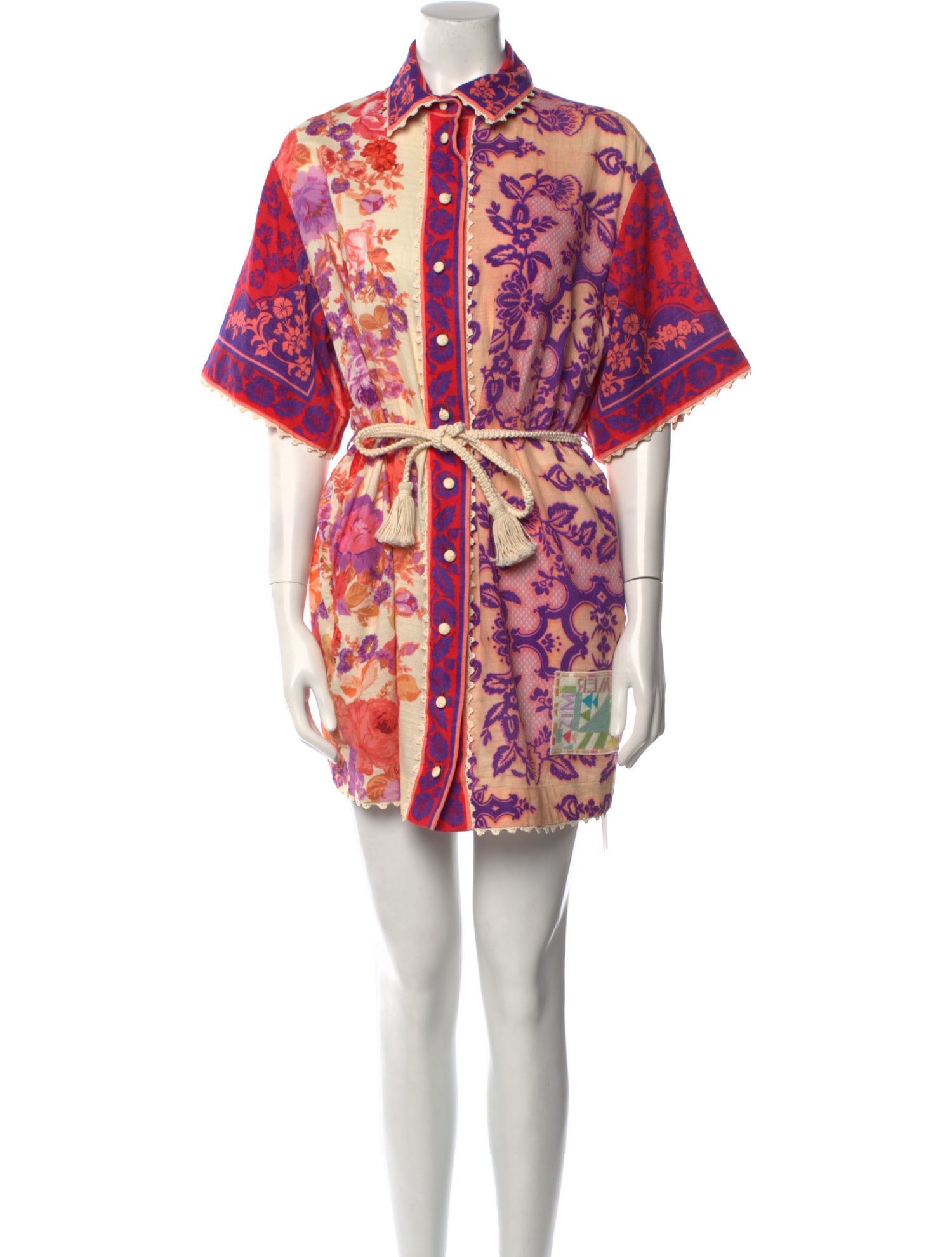 Zimmermann Printed Mini Dress