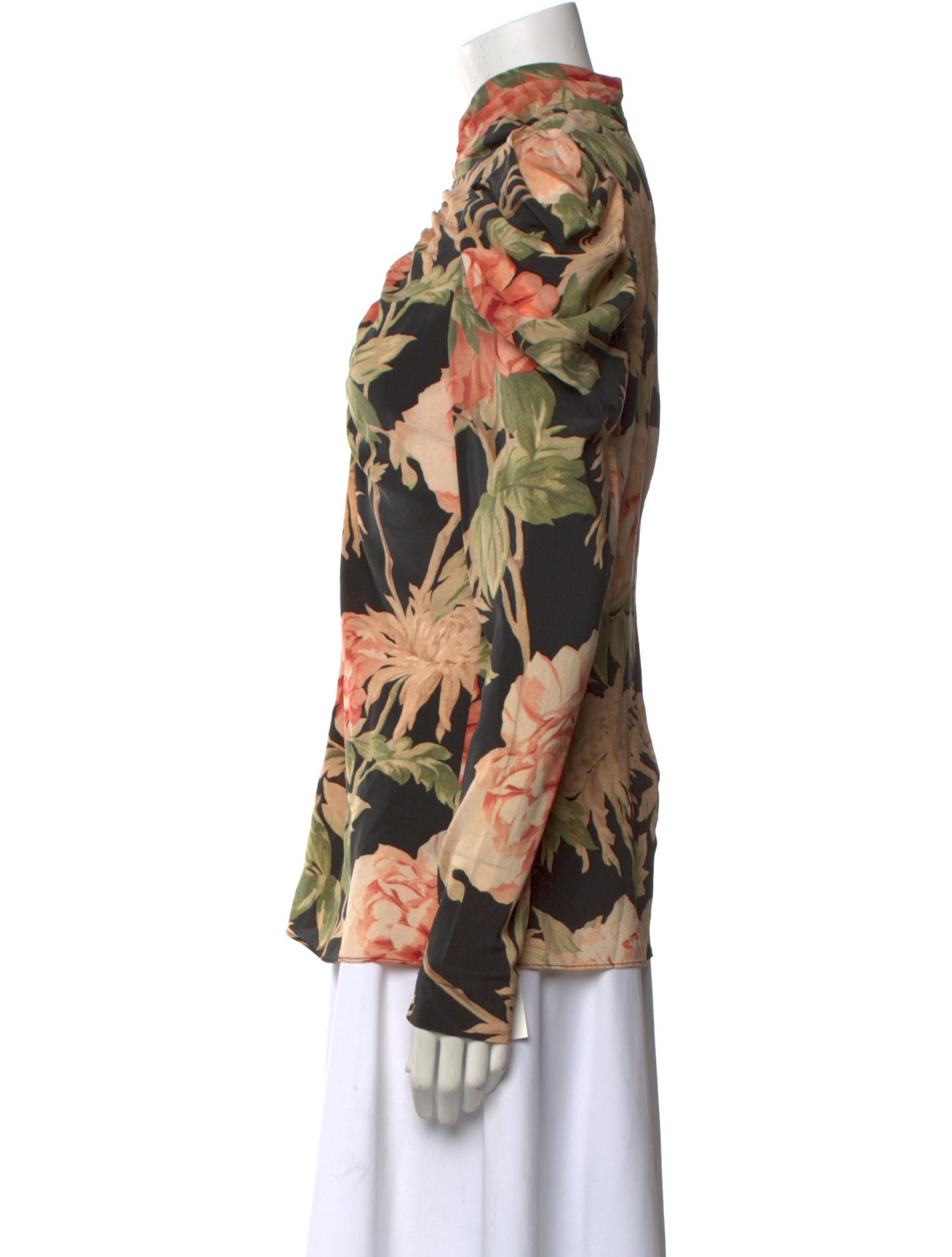 Zimmermann Silk Floral Print Blouse
