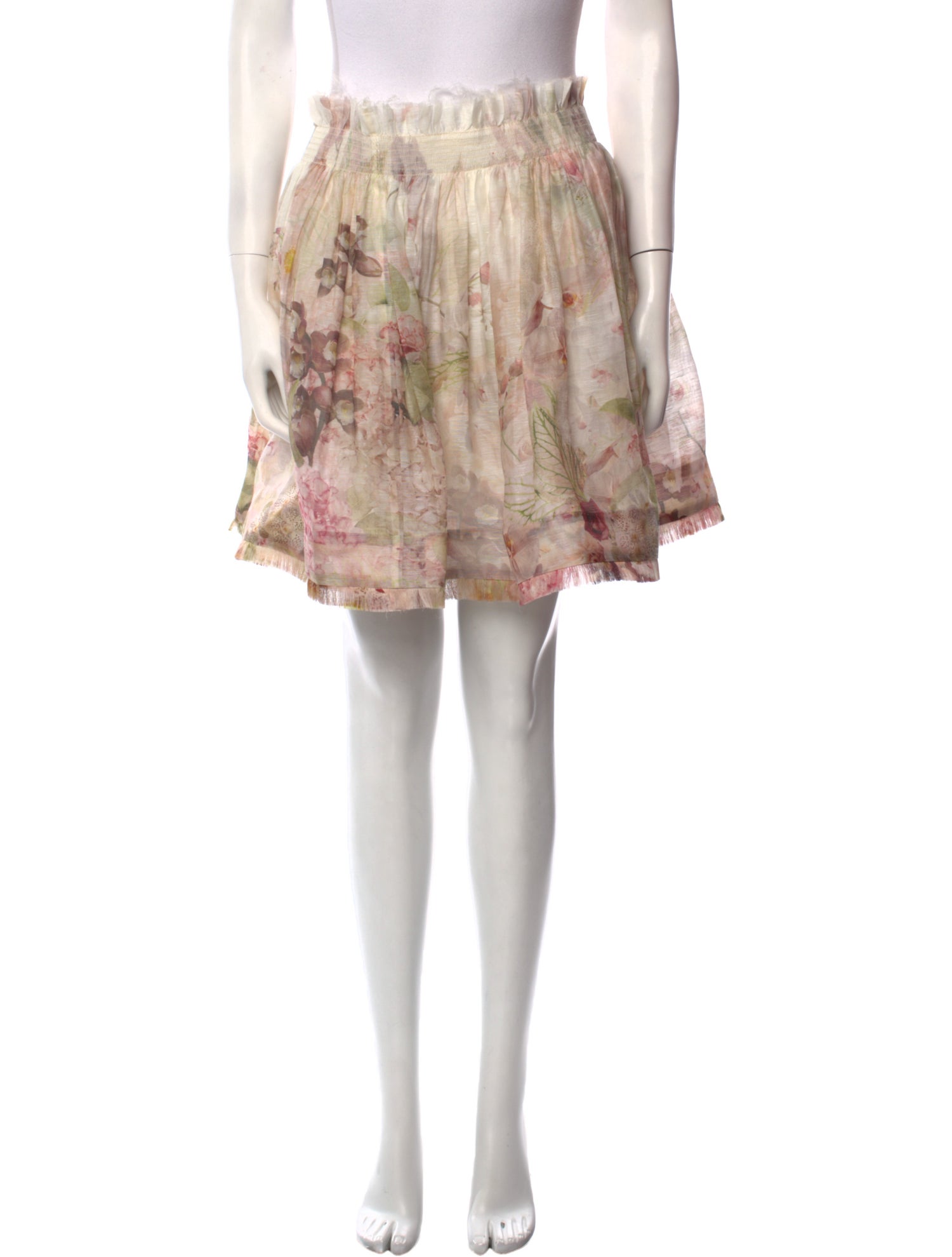 Zimmermann Linen Mini Skirt