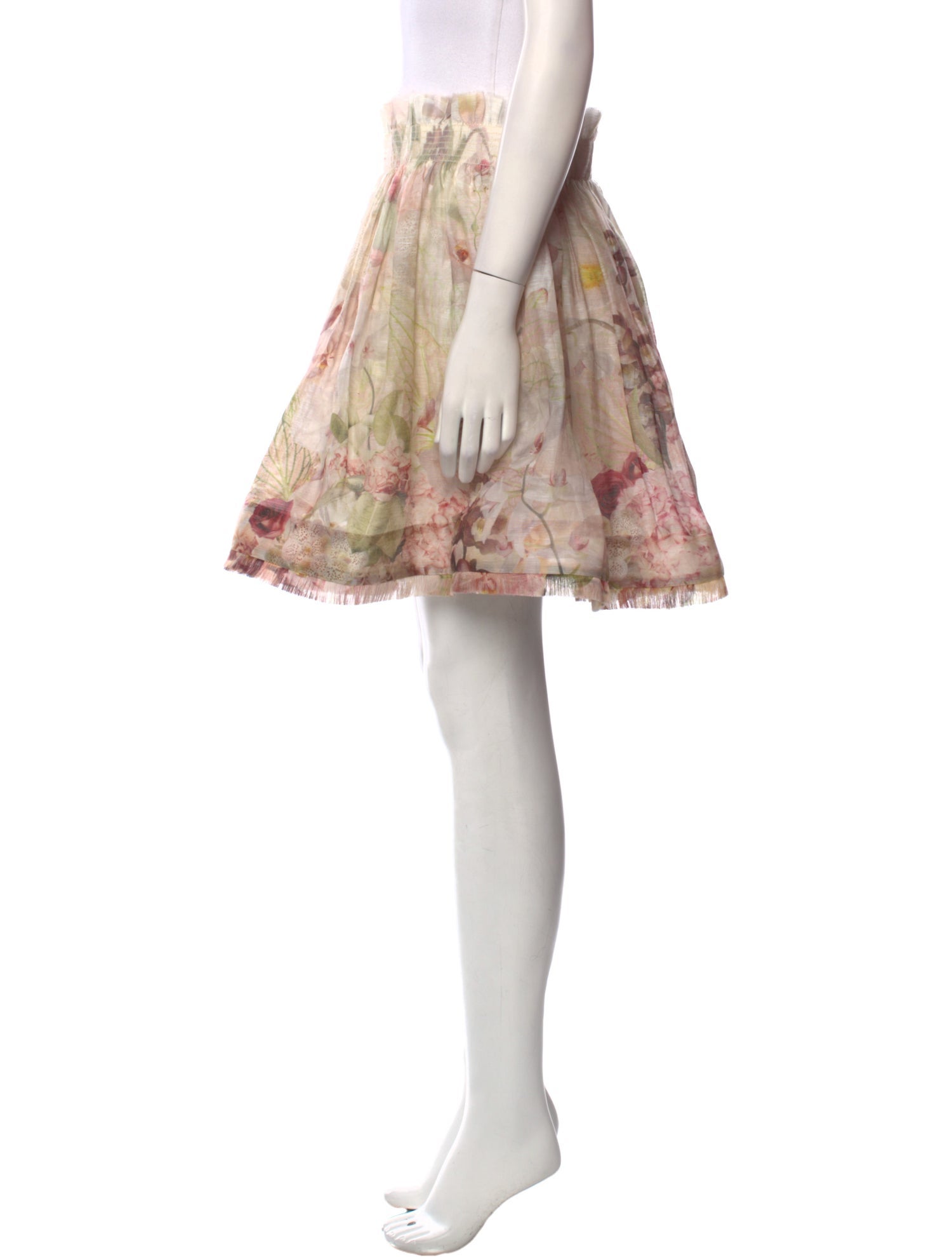 Zimmermann Linen Mini Skirt