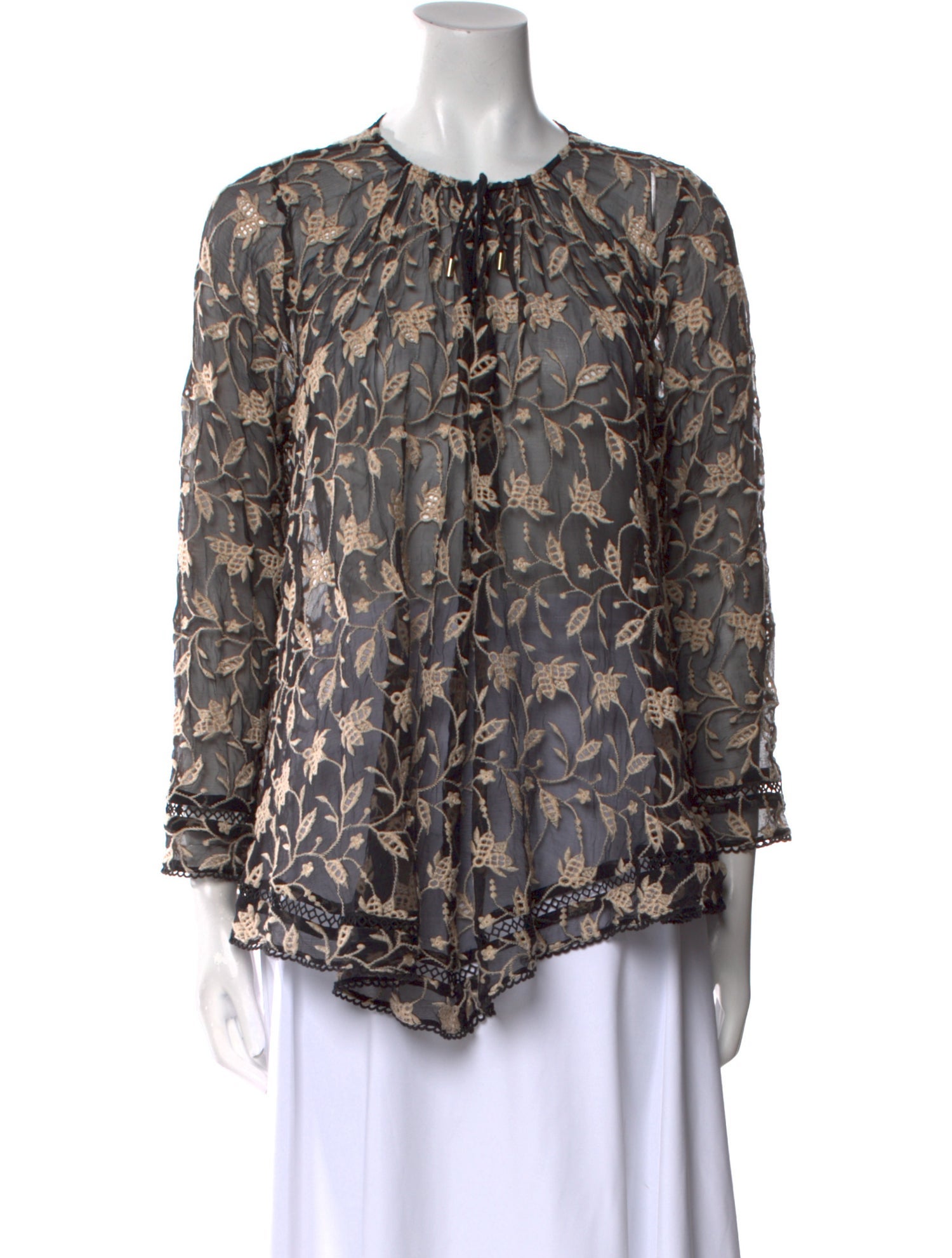 Zimmermann Silk Printed Blouse