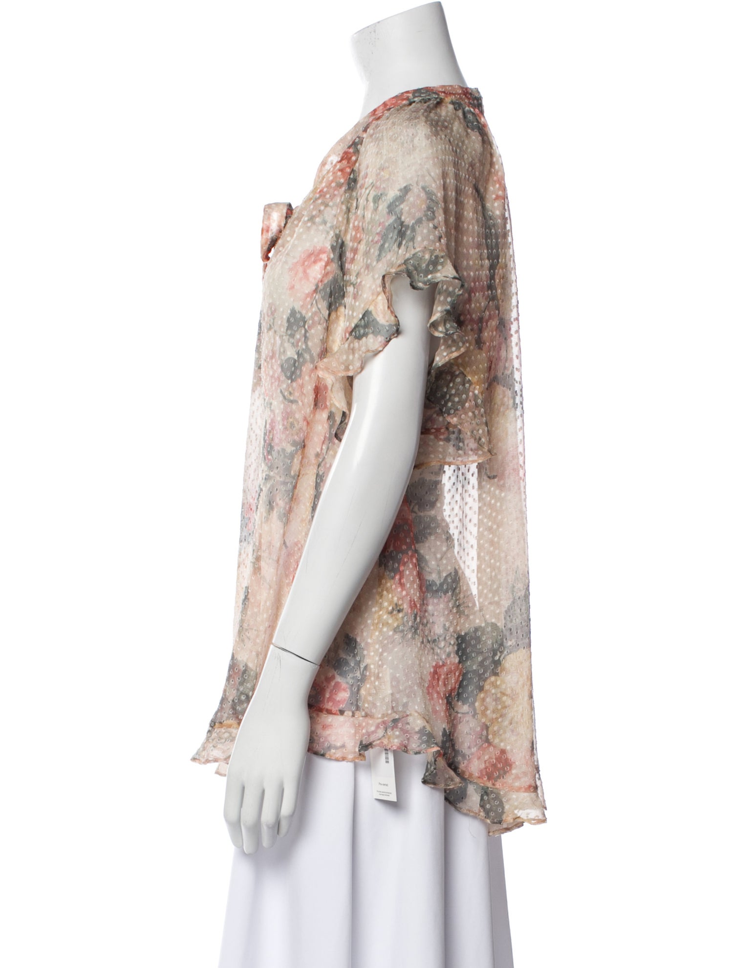Zimmermann Silk Floral Print Blouse