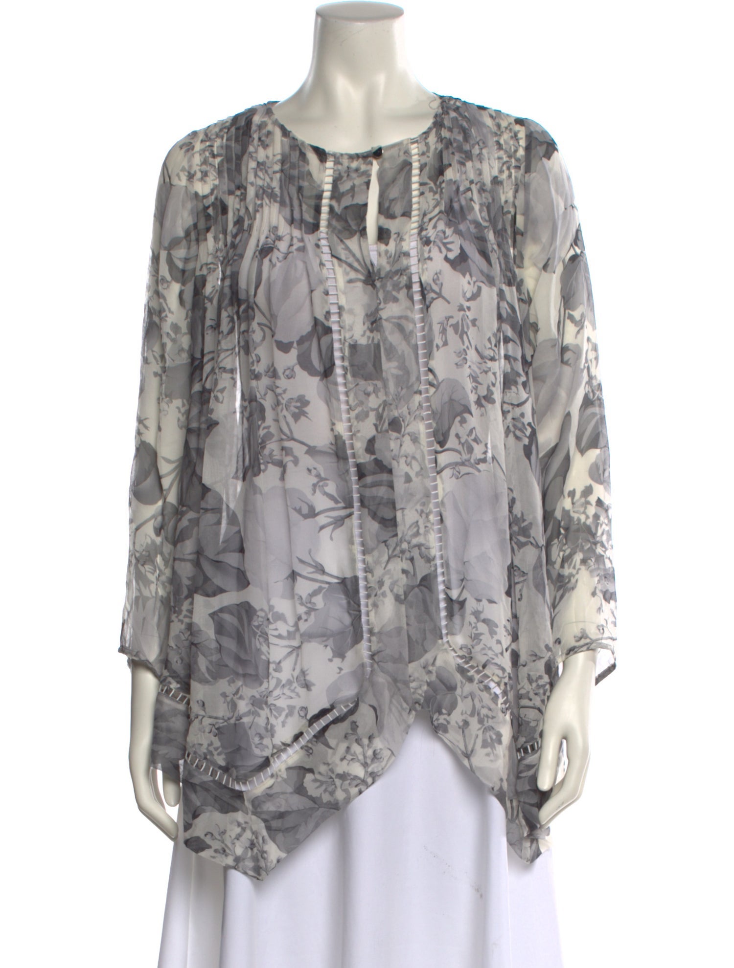 Zimmermann Silk Floral Print Blouse