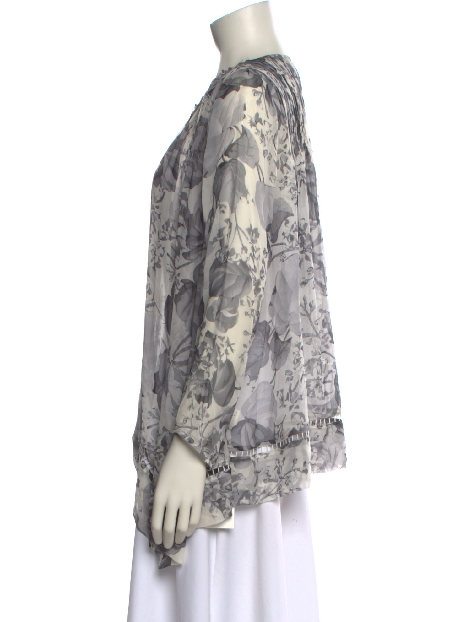 Zimmermann Silk Floral Print Blouse