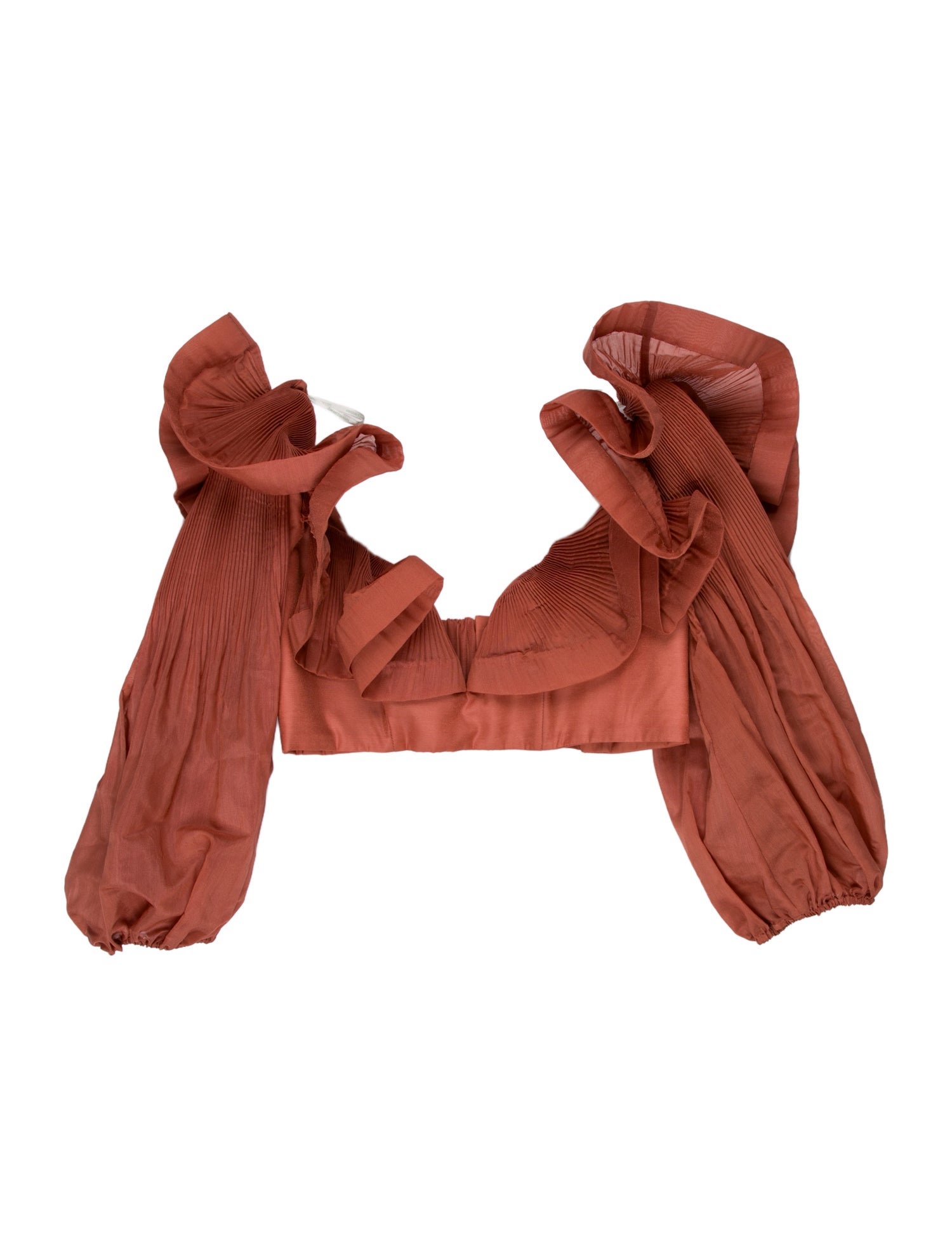 Zimmermann Square Neckline Sleeveless Crop Top