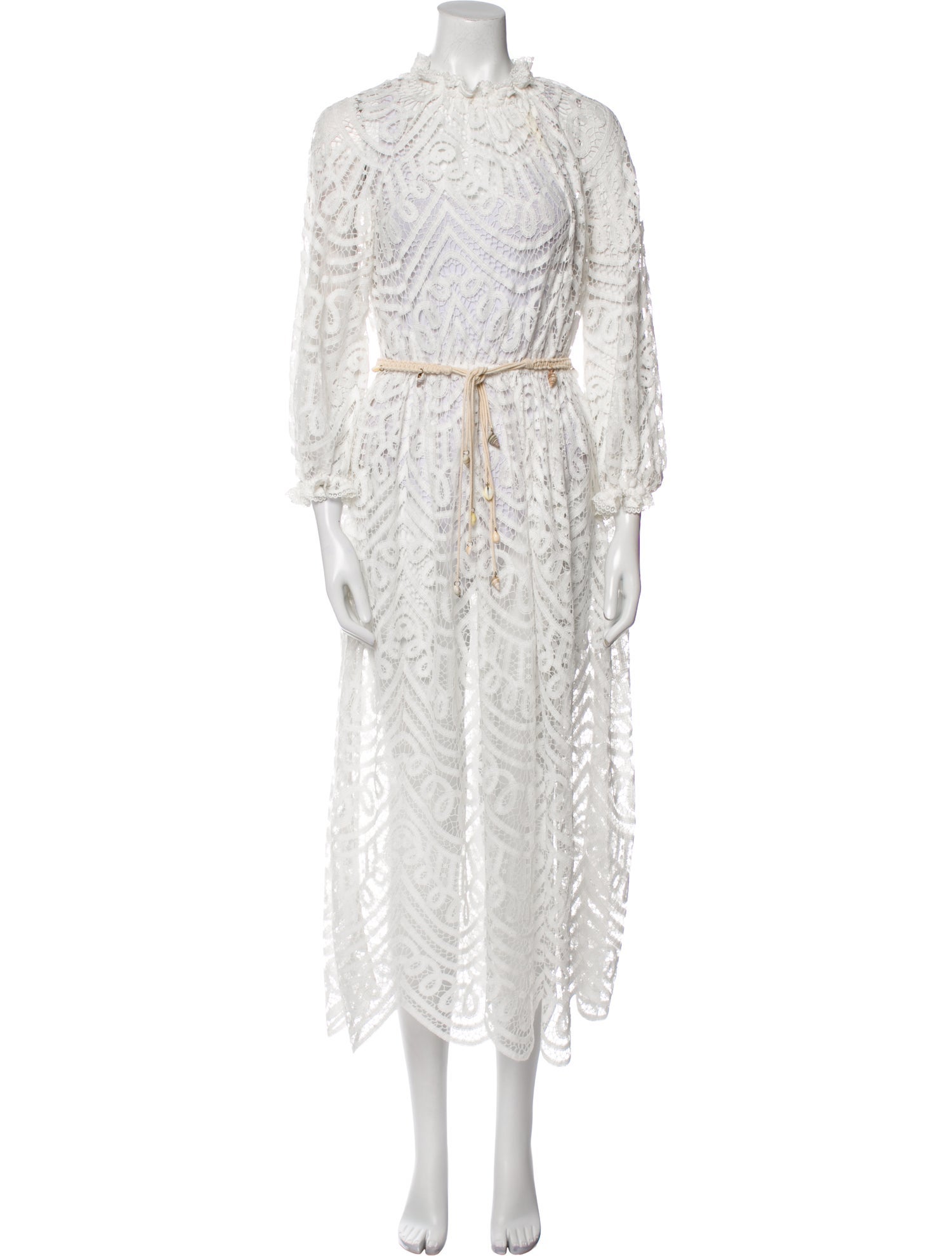Zimmermann Lace Pattern Lace Trim Embellishment Cover-Up
