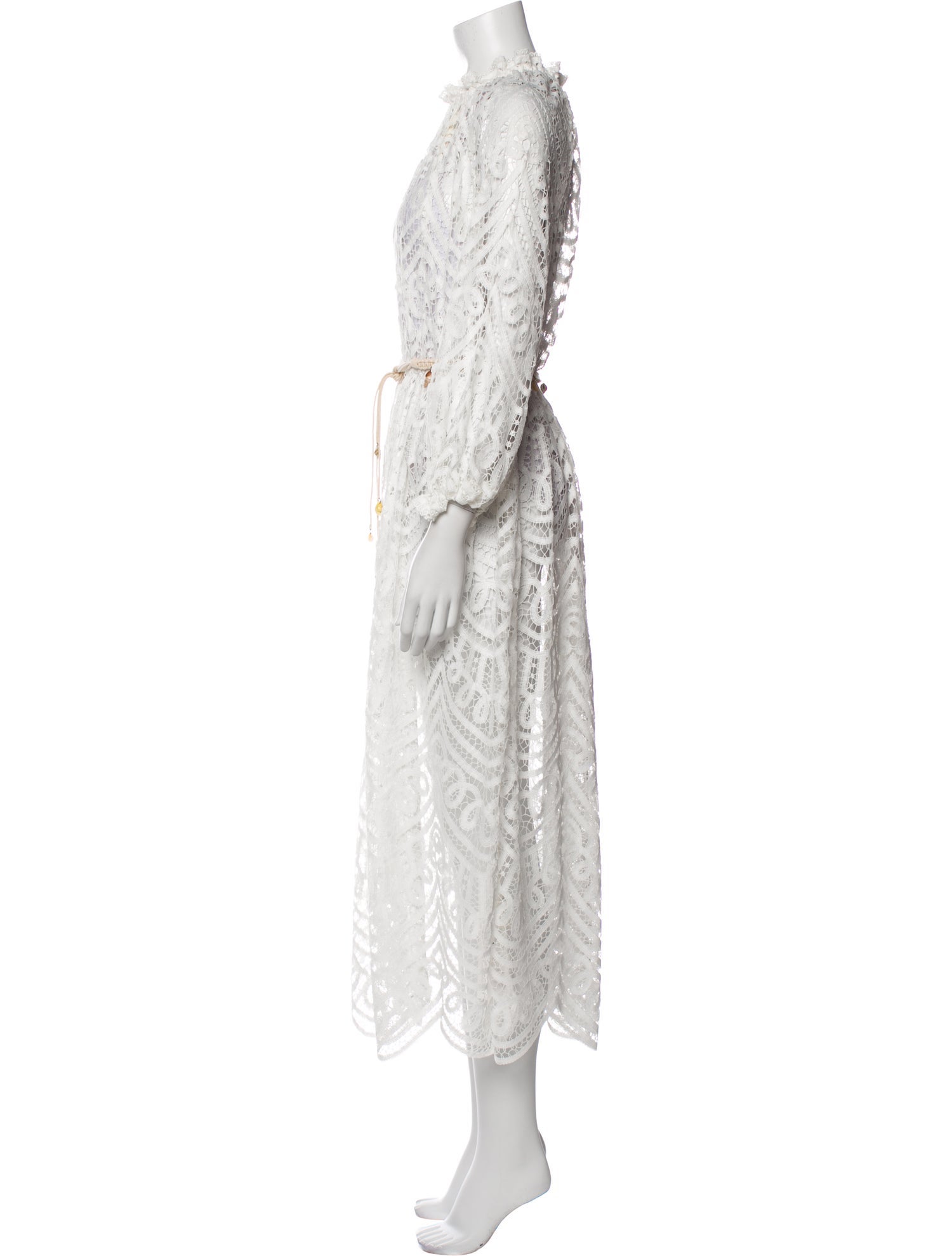 Zimmermann Lace Pattern Lace Trim Embellishment Cover-Up