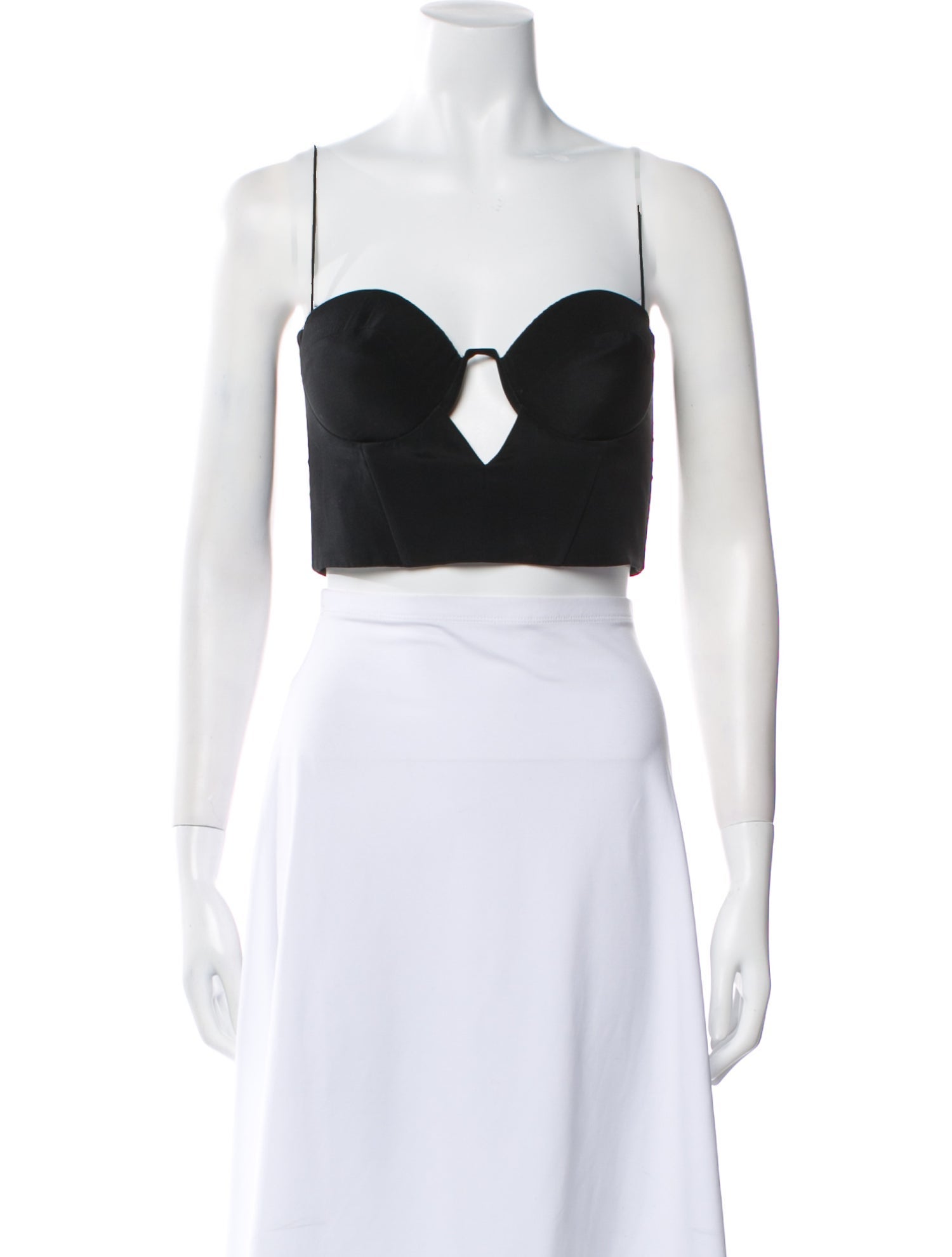 Zimmermann Square Neckline Sleeveless Crop Top