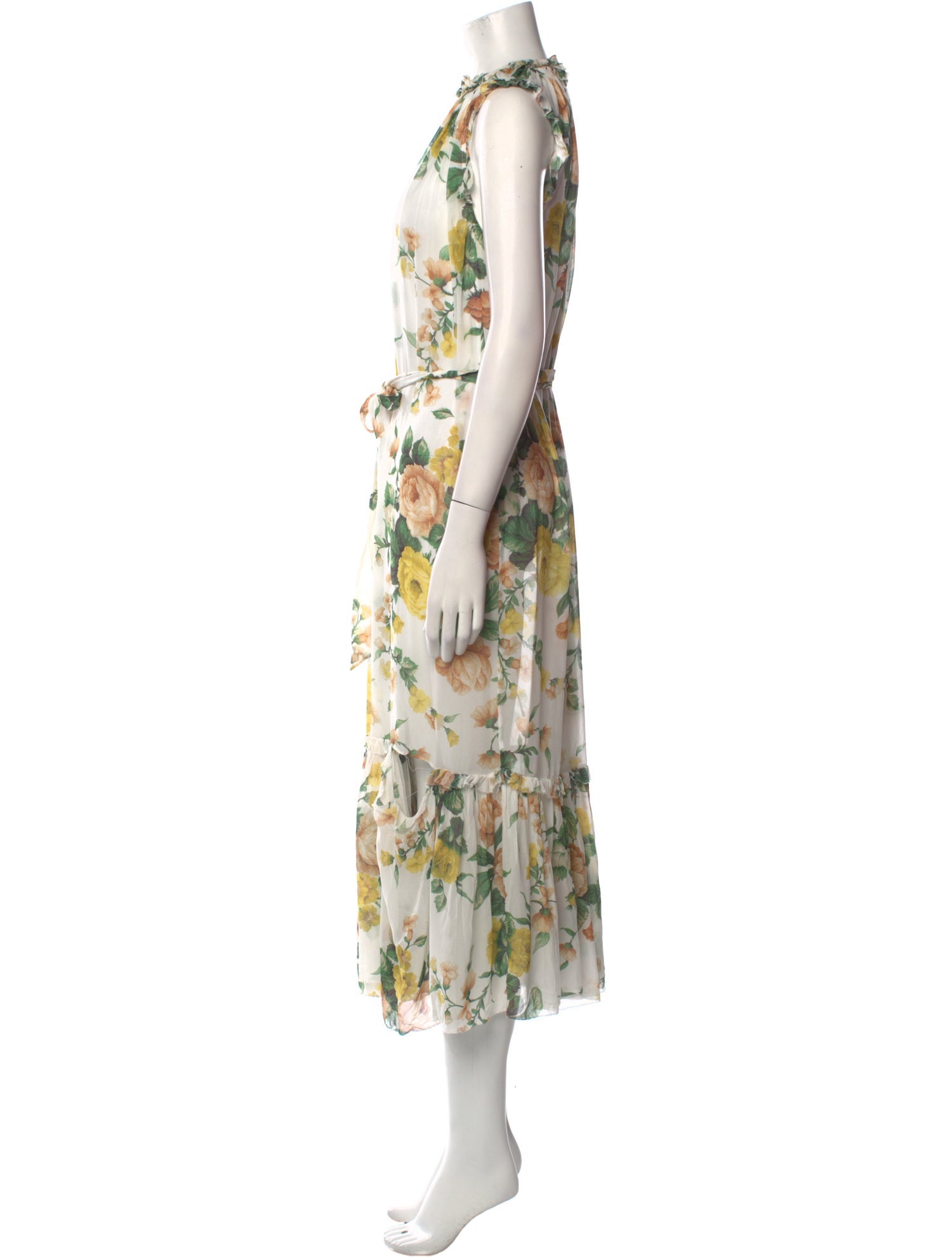 Zimmermann Floral Print Long Dress