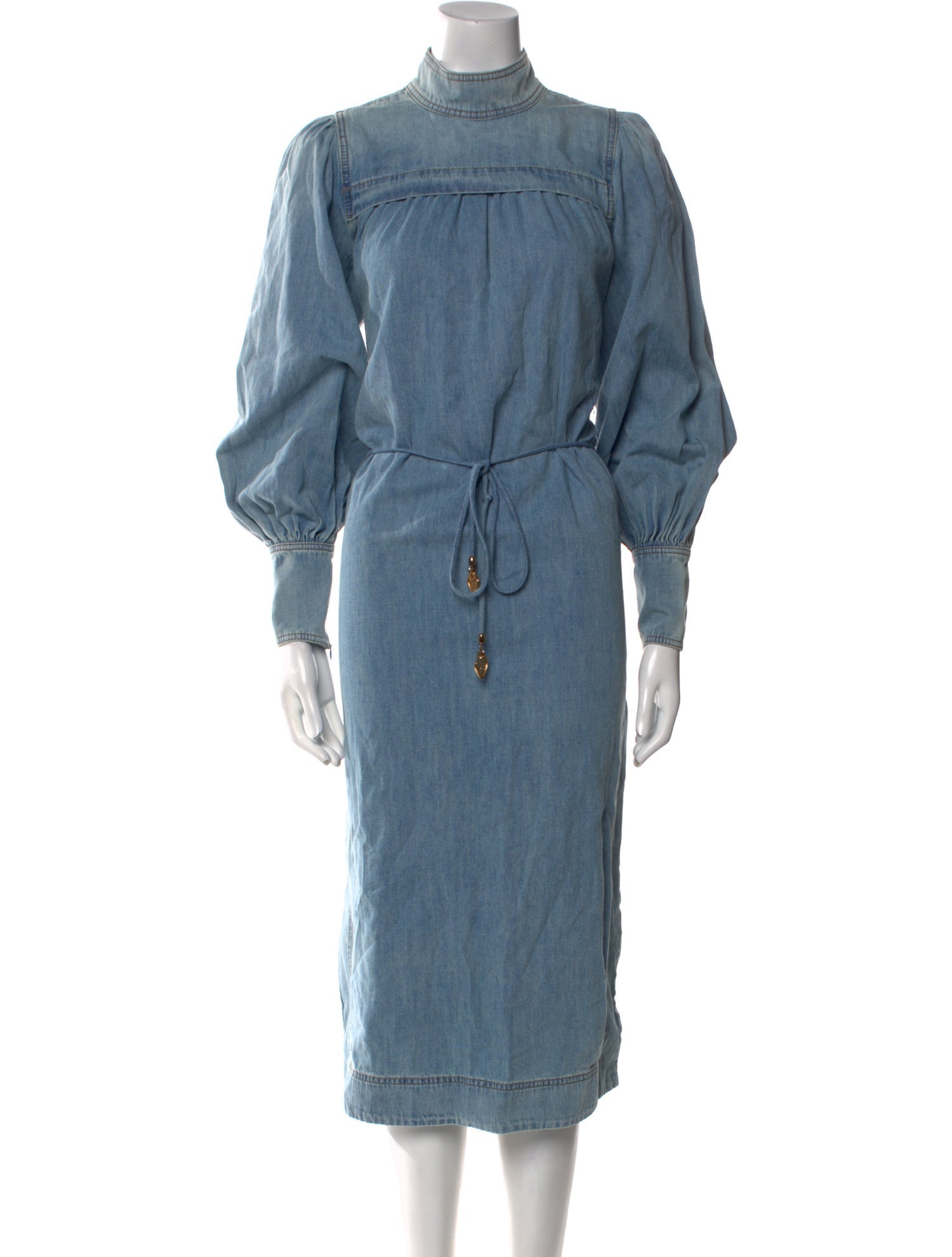 Zimmermann Mock Neck Long Dress