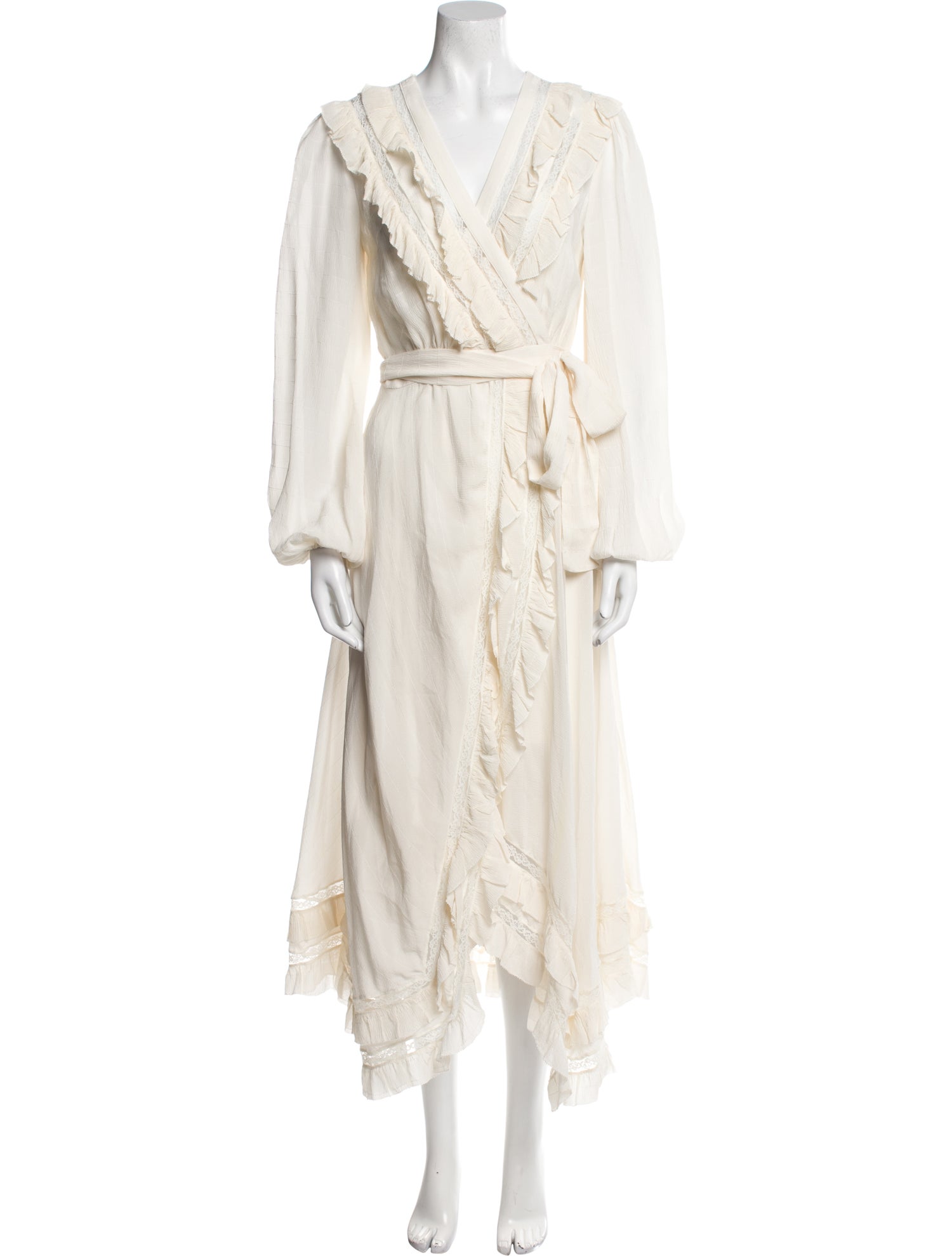 Zimmermann Ruffle Embellishment Robe